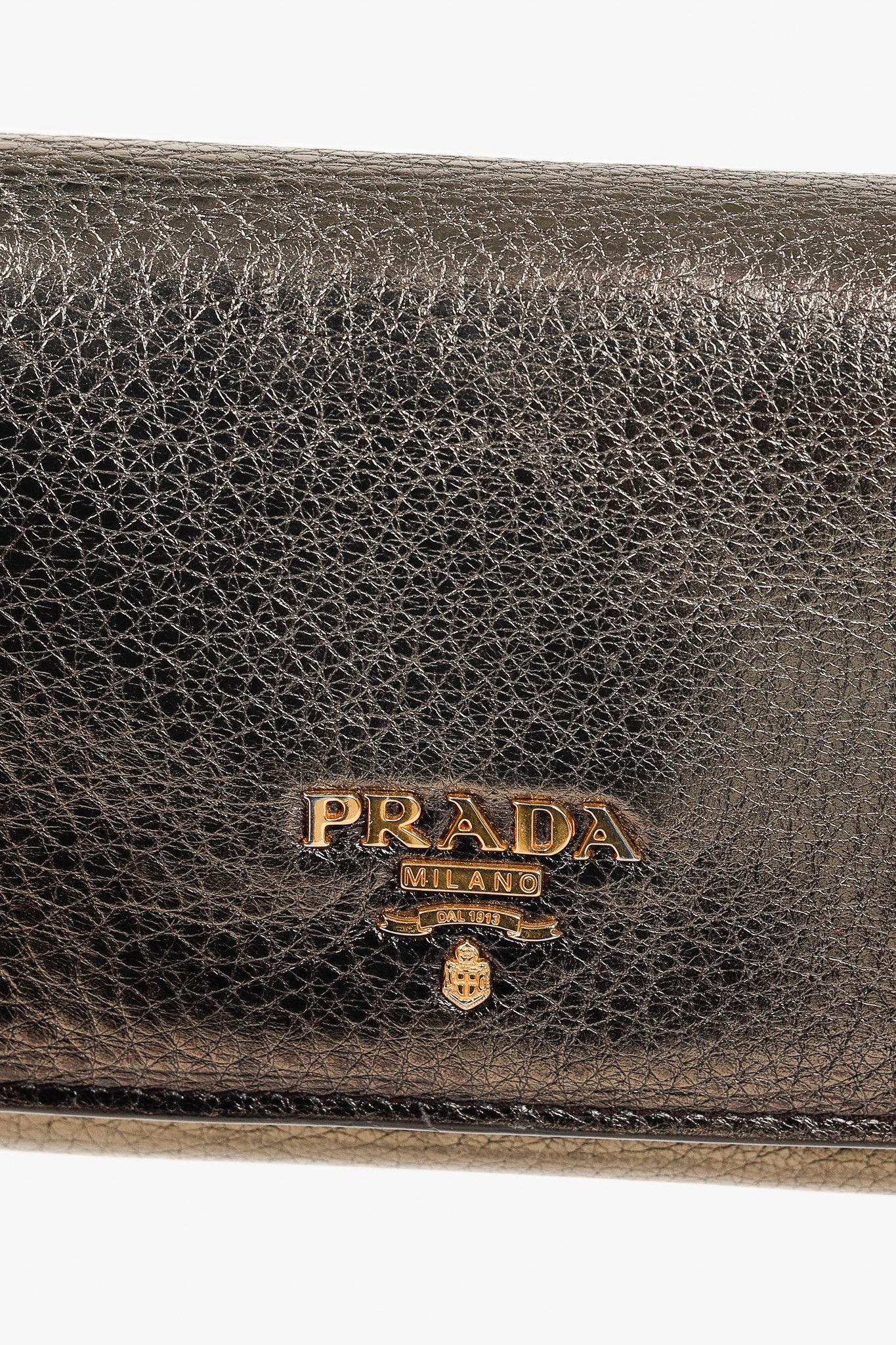 Prada Prada Piombo Vitello Daino Antik Leather Wallet Size ONE SIZE - 7 Thumbnail