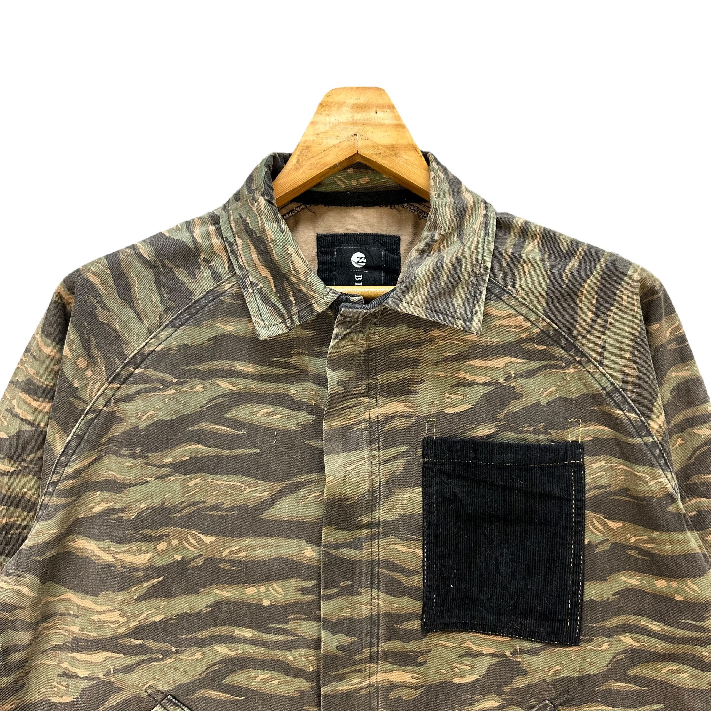 Billabong Billabong Camo Tiger Striped Chore Jacket #A33-0770 Size US L / EU 52-54 / 3 - 2 Thumbnail