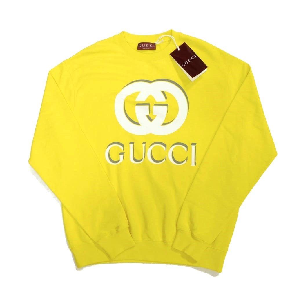 Gucci Gucci Interlocking G Logo Cotton Sweatshirt Textile Sweatshirts & Hoodies 784413 XJGM7 7218 DUTY FREE for USA