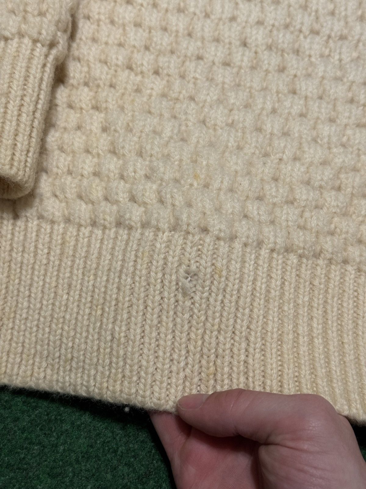 Vintage Vintage Peter Storm Popcorn Wool S/M 21x24 Sweater 60s 70s Size US S / EU 44-46 / 1 - 8 Thumbnail