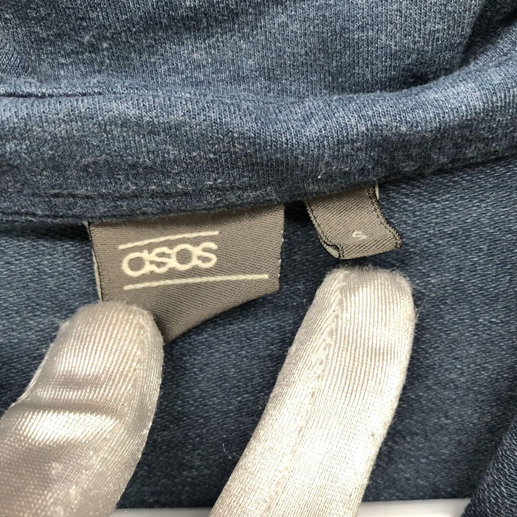 Asos ASOS Zip Sweatshirt Mens S Blue Collared Mid-Weight Lounge Comfort Size US S / EU 44-46 / 1 - 5 Thumbnail