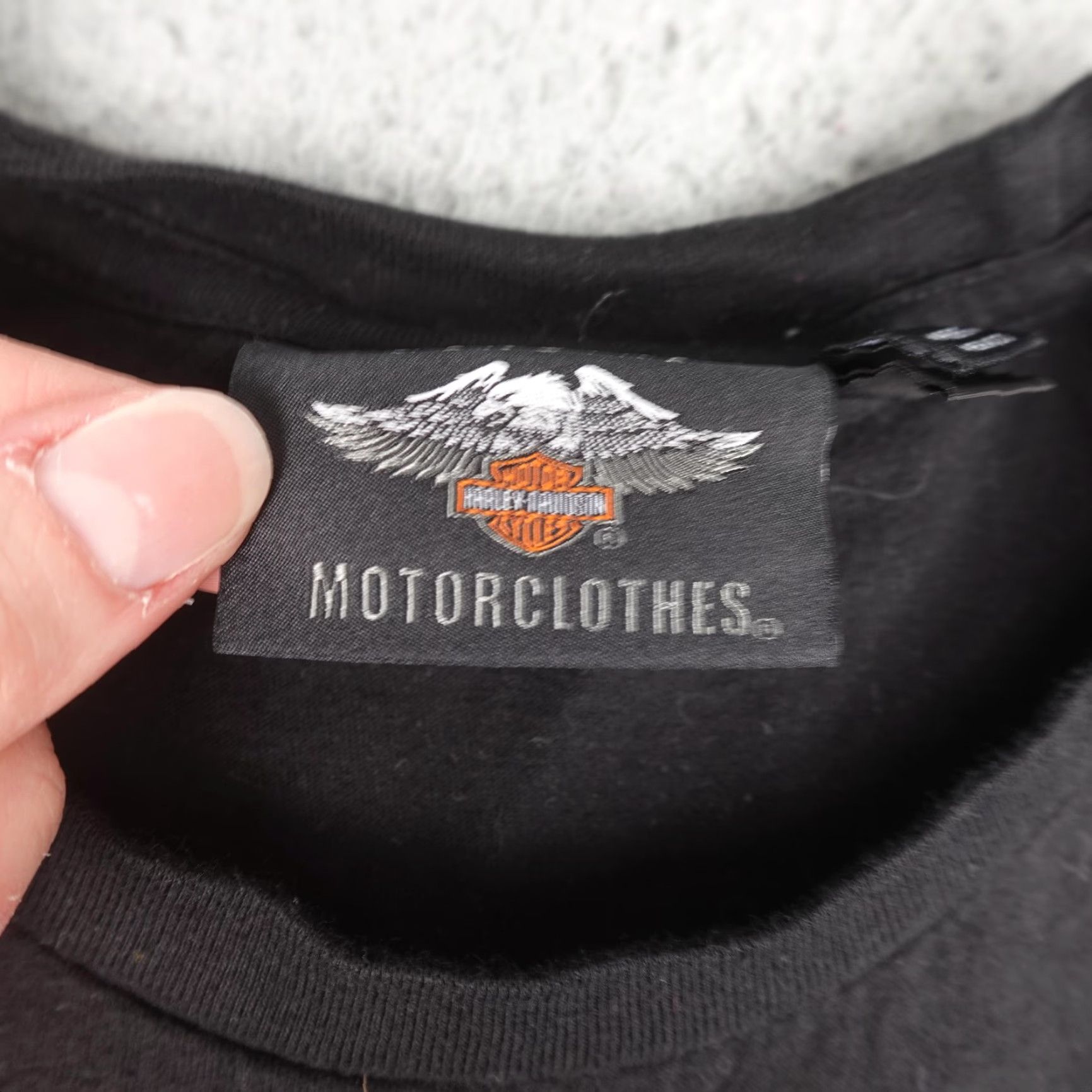 Harley Davidson Harley-Davidson Shirt Mens 2XL Black Ride Free Wing Logo Graphic Short Sleeve T-Shirt Mens Size US XXL / EU 58 / 5 - 2 Thumbnail