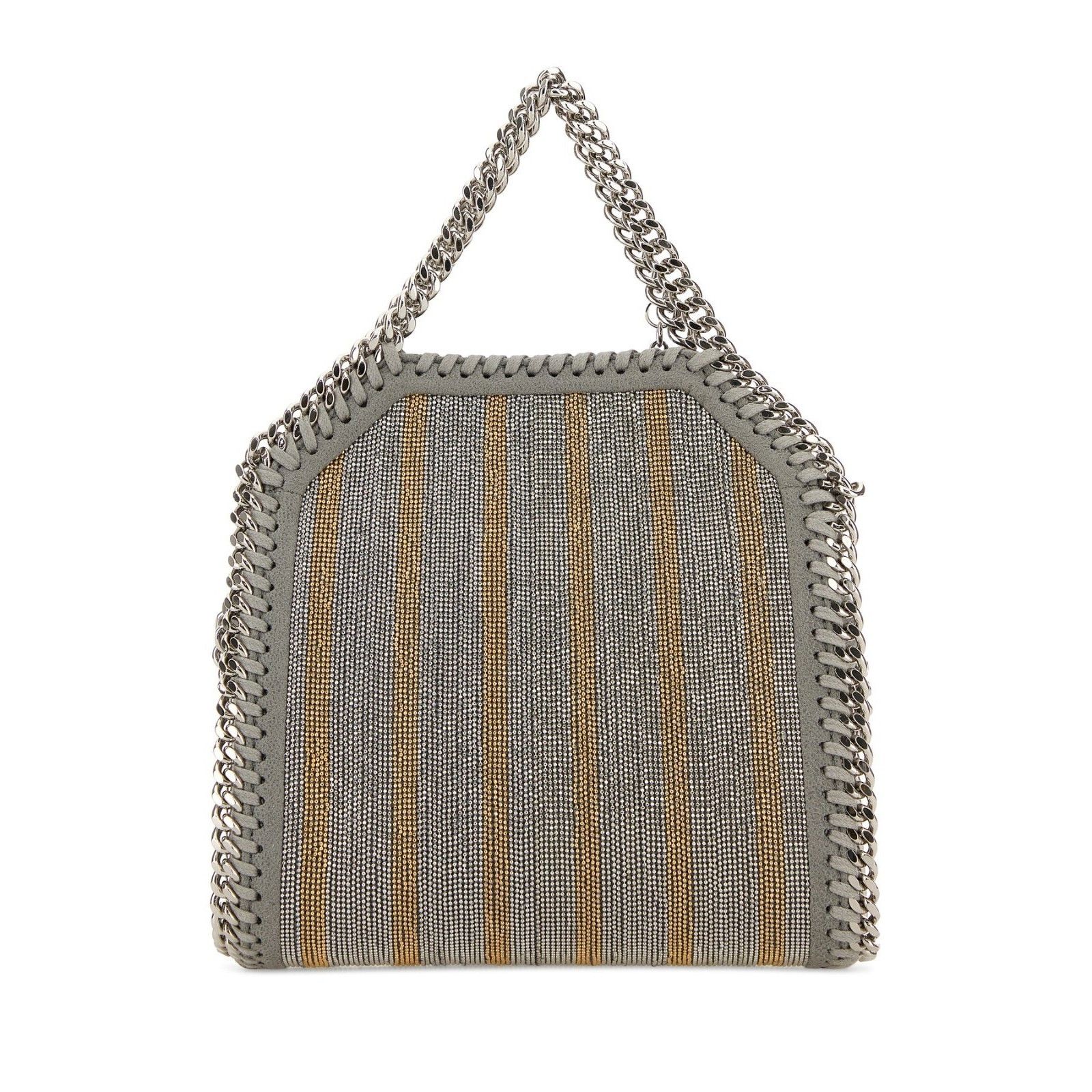Stella McCartney Stella McCartney Falabella Tiny Silver Tote Bag New Size ONE SIZE - 3 Thumbnail