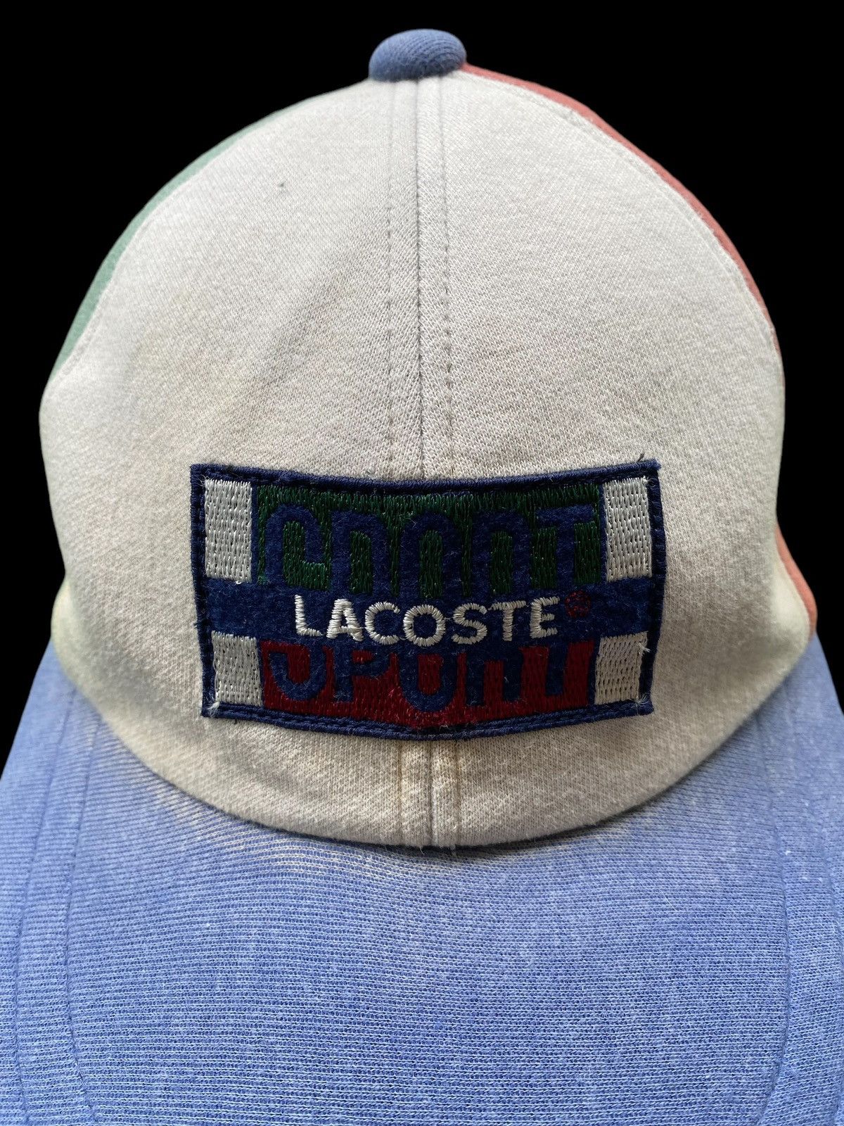 Lacoste × Vintage VINTAGE 70's LACOSTE SPORT HAT CAP Multicolour design Size ONE SIZE - 2 Thumbnail