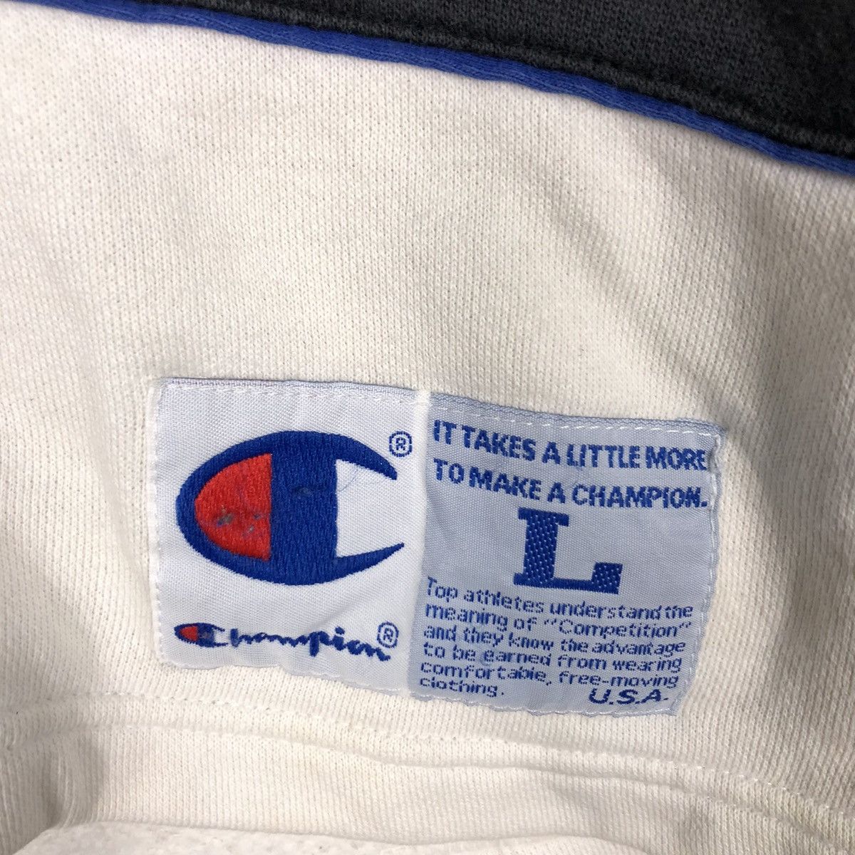 Champion × Vintage Vintage Champion Big Logo Spell Out NFL NBA Style Large Size US L / EU 52-54 / 3 - 14 Thumbnail