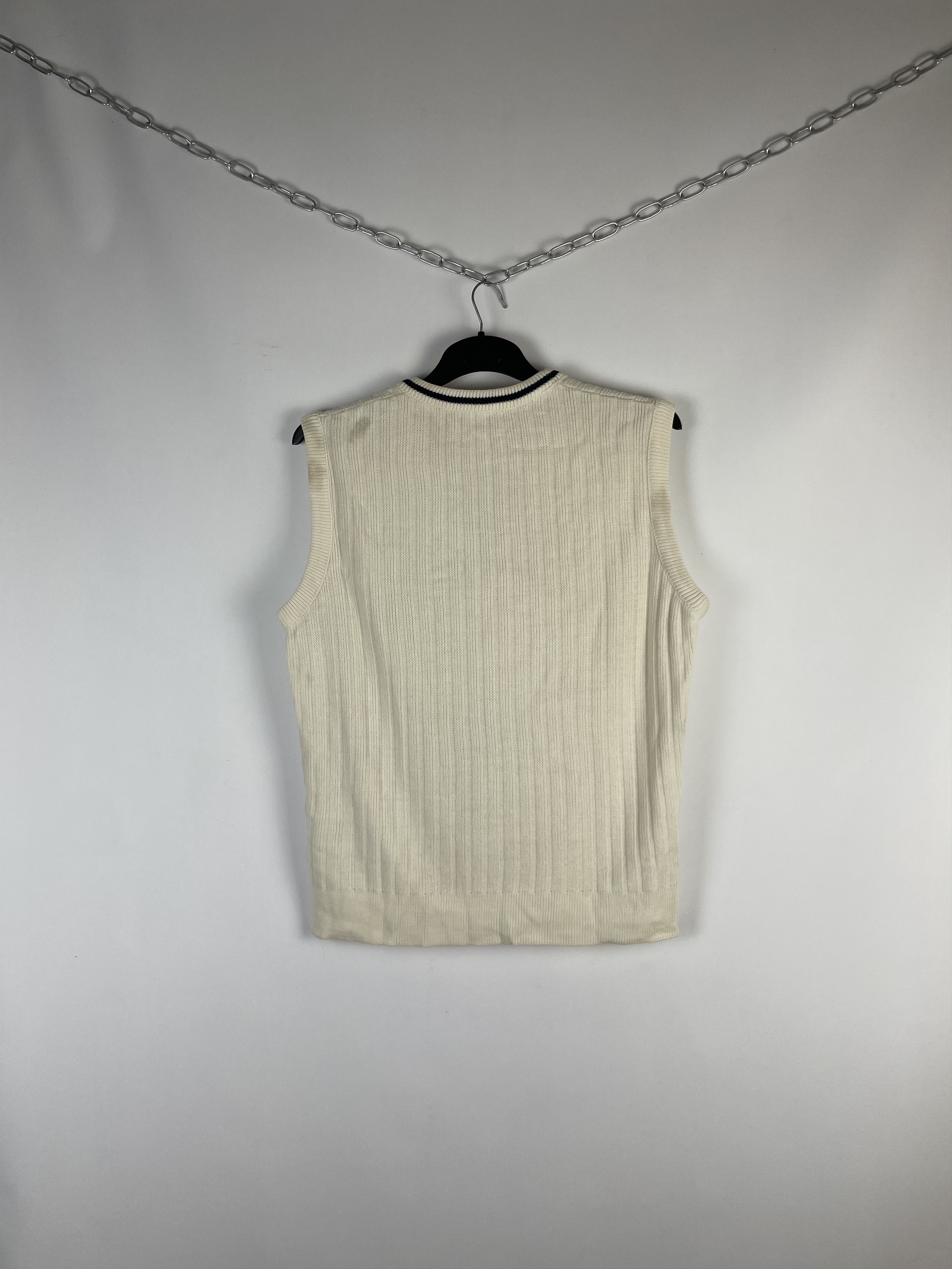 Lacoste Vintage Lacoste vest knit 90s Size US XL / EU 56 / 4 - 7 Thumbnail