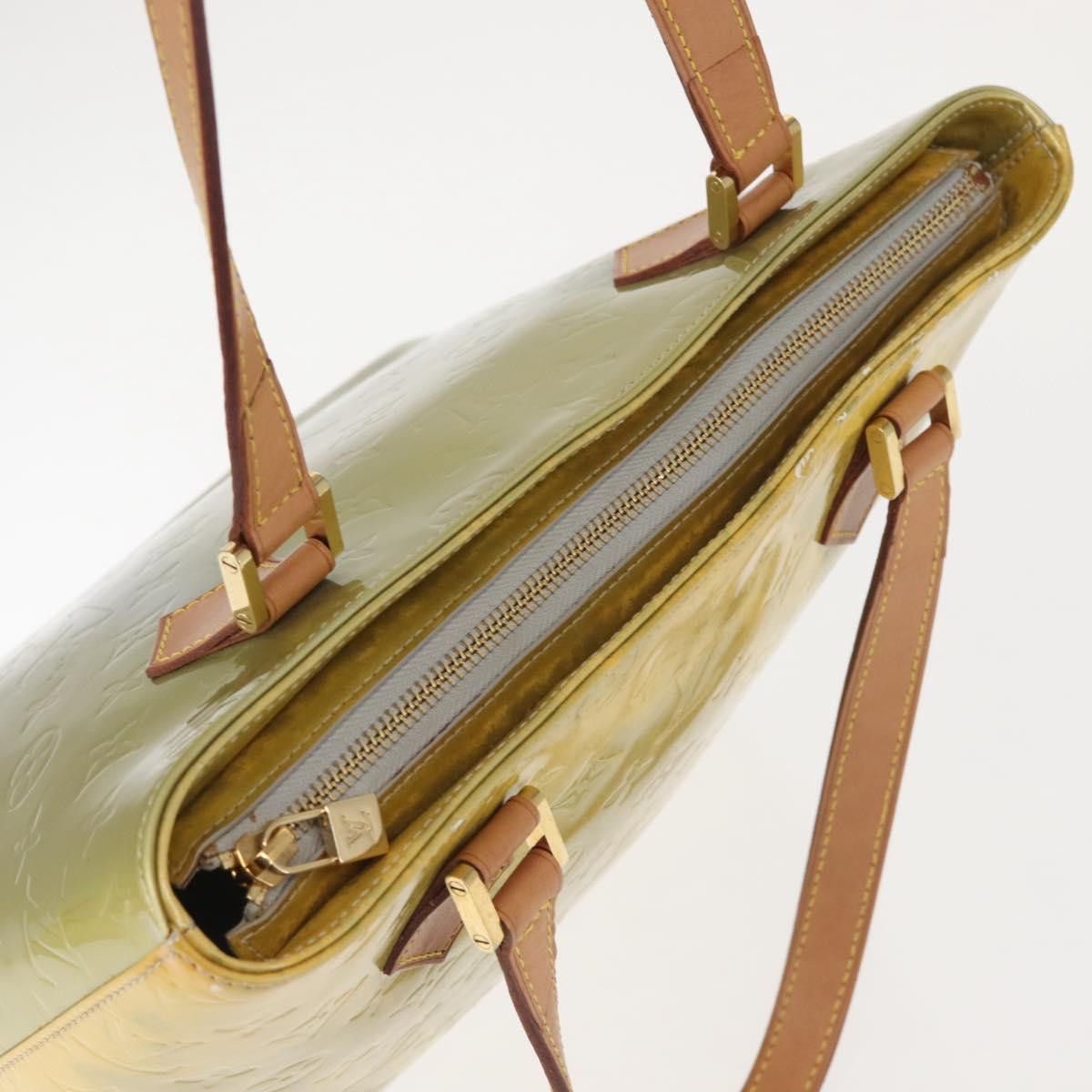 Louis Vuitton LOUIS VUITTON Monogram Vernis Houston Hand Bag Gris M91053 Size ONE SIZE - 7 Thumbnail