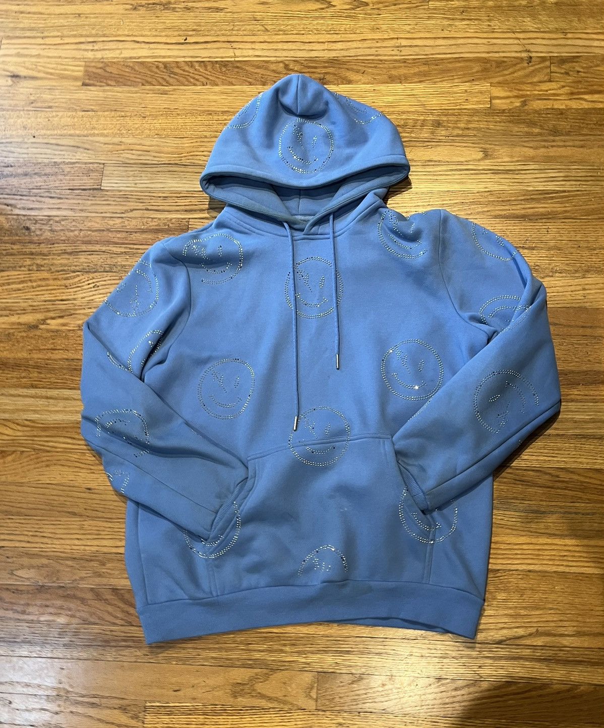 Designer Retrovert rhinestone hoodie | Grailed