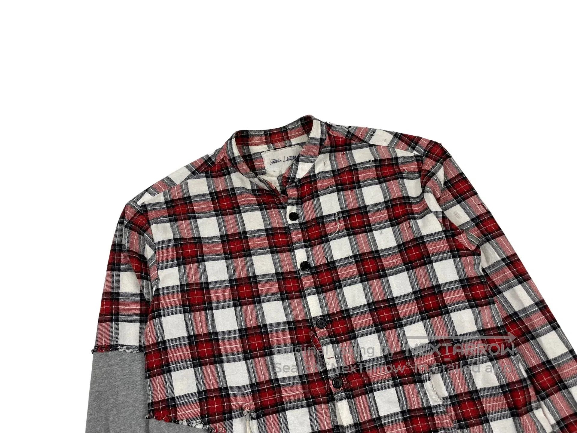 Dior Dior Distressed Plaid Patchwork Long Sleeve Open Cardigan Size US L / EU 52-54 / 3 - 3 Thumbnail