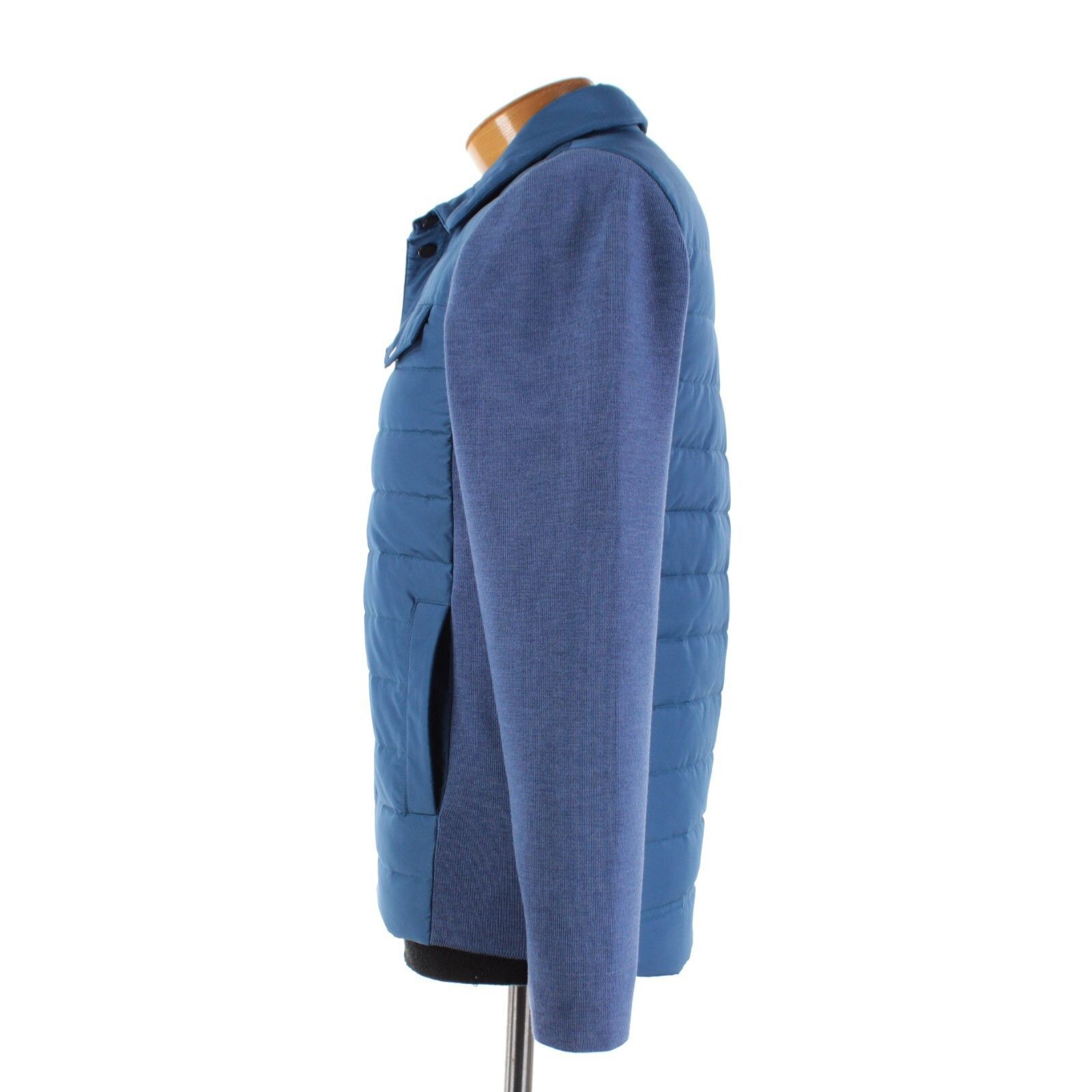 Luciano Barbera Luciano Barbera Jacket Size M US In Blue Polyester / Wool Size US M / EU 48-50 / 2 - 4 Thumbnail