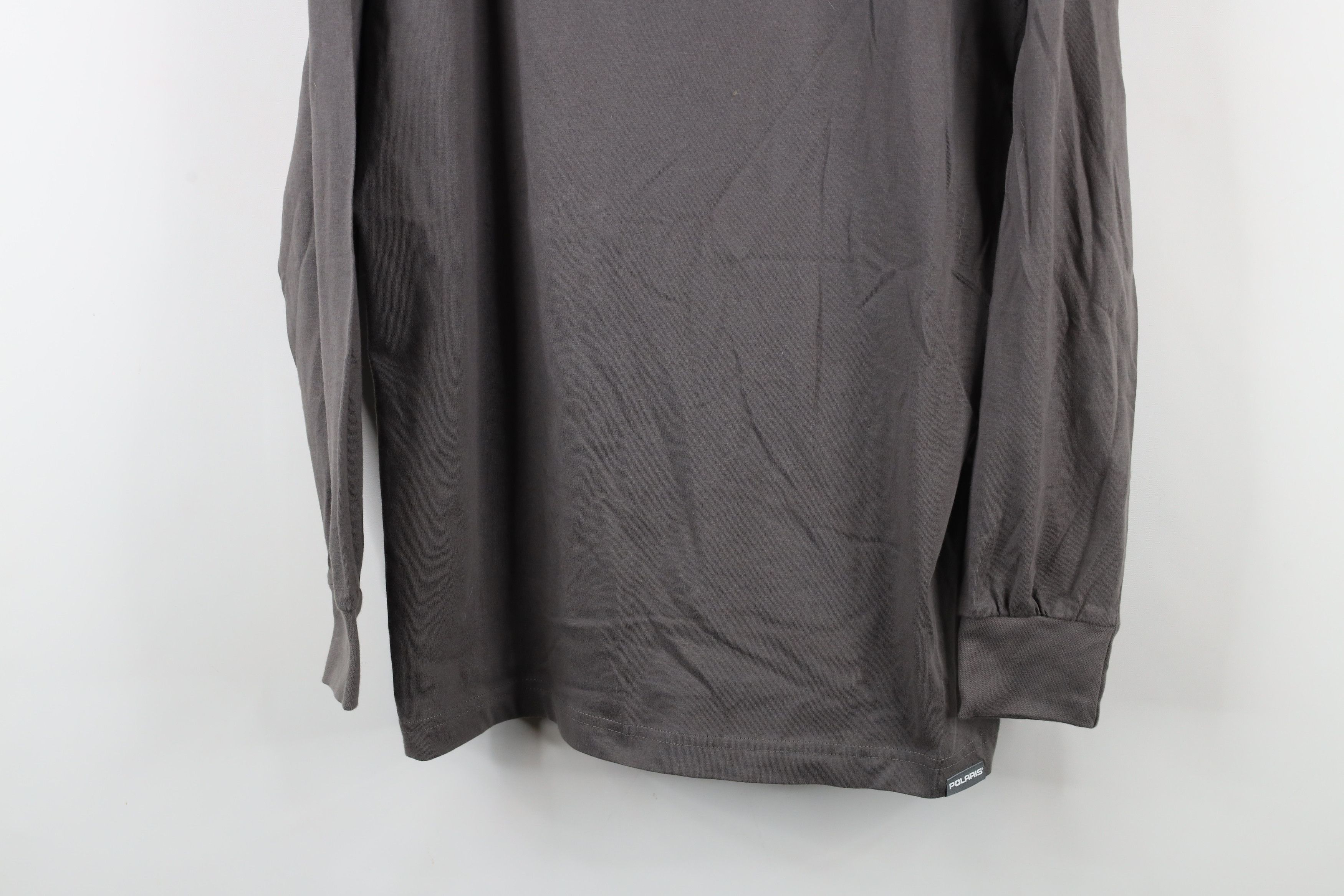 Vintage Vintage Y2K Polaris Snowmobile Long Sleeve T-Shirt Gray Size US M / EU 48-50 / 2 - 3 Thumbnail