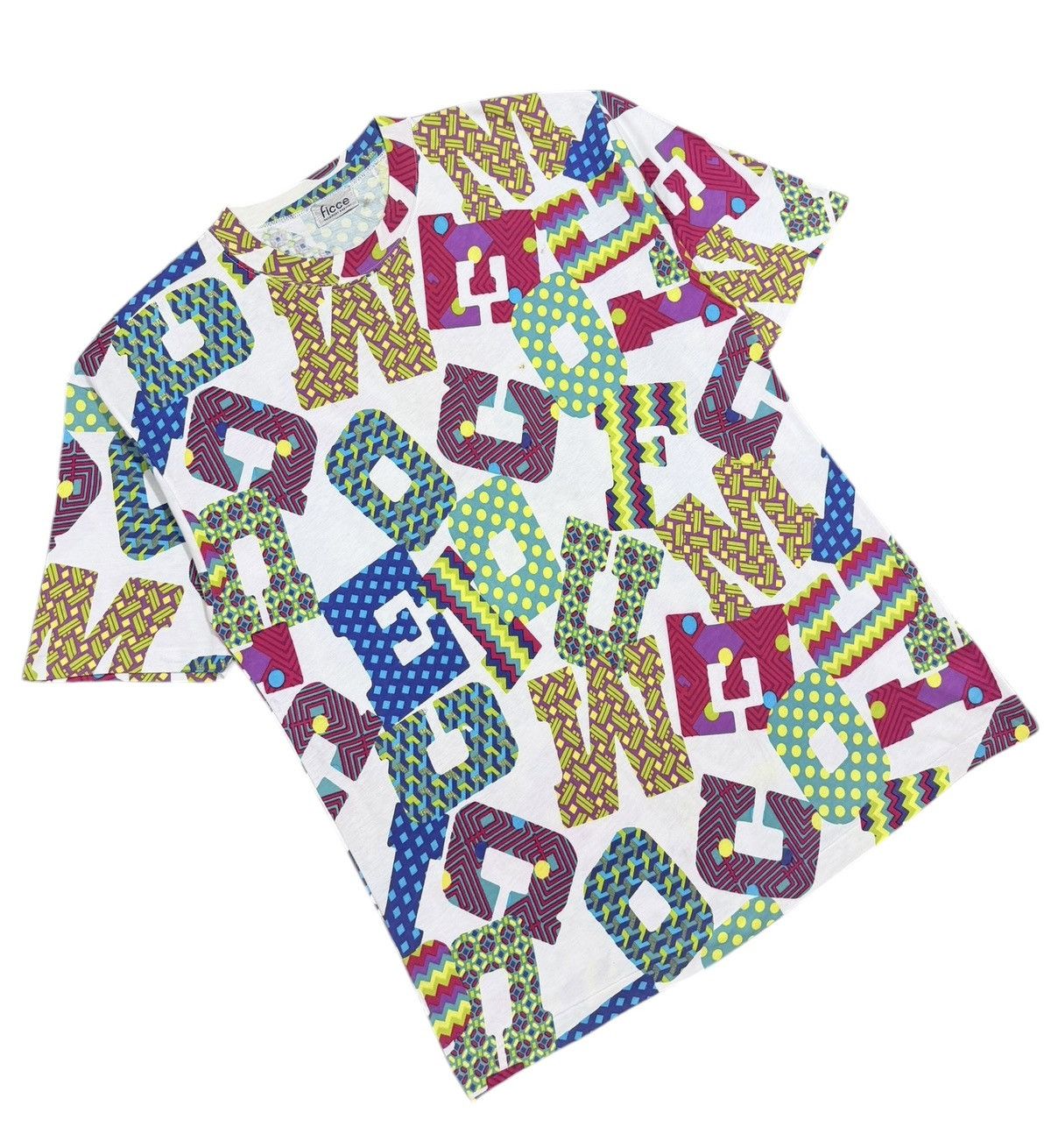 Yoshiyuki Konishi Vtg🔥Ficce Uomo Yoshiyuki Konishi All Over Print Tee Size US L / EU 52-54 / 3 - 5 Thumbnail