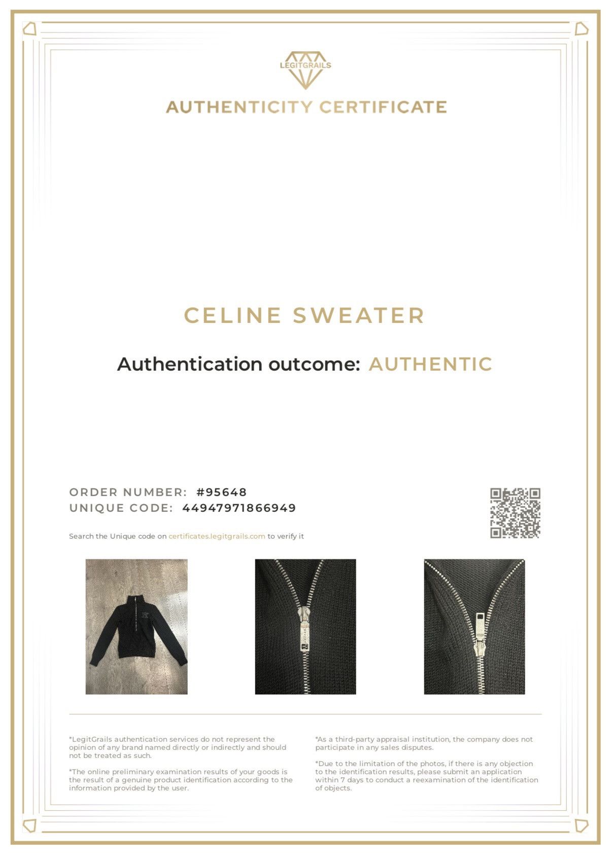 Celine Celine Triomphe Knit Size S / US 4 / IT 40 - 12 Thumbnail