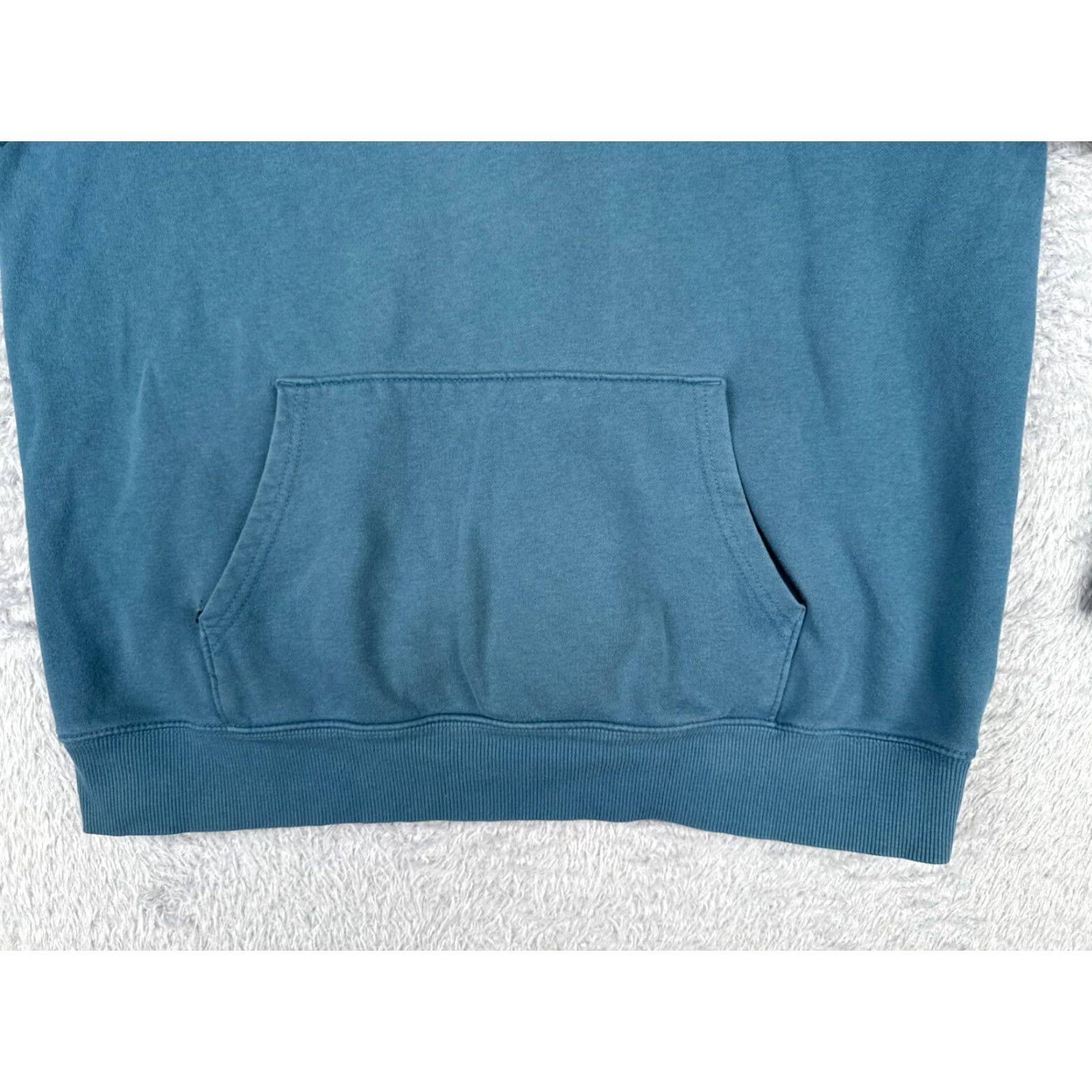 The North Face The North Face Hoodie Mens Large Blue Cotton Blend Pullover Size US L / EU 52-54 / 3 - 5 Thumbnail