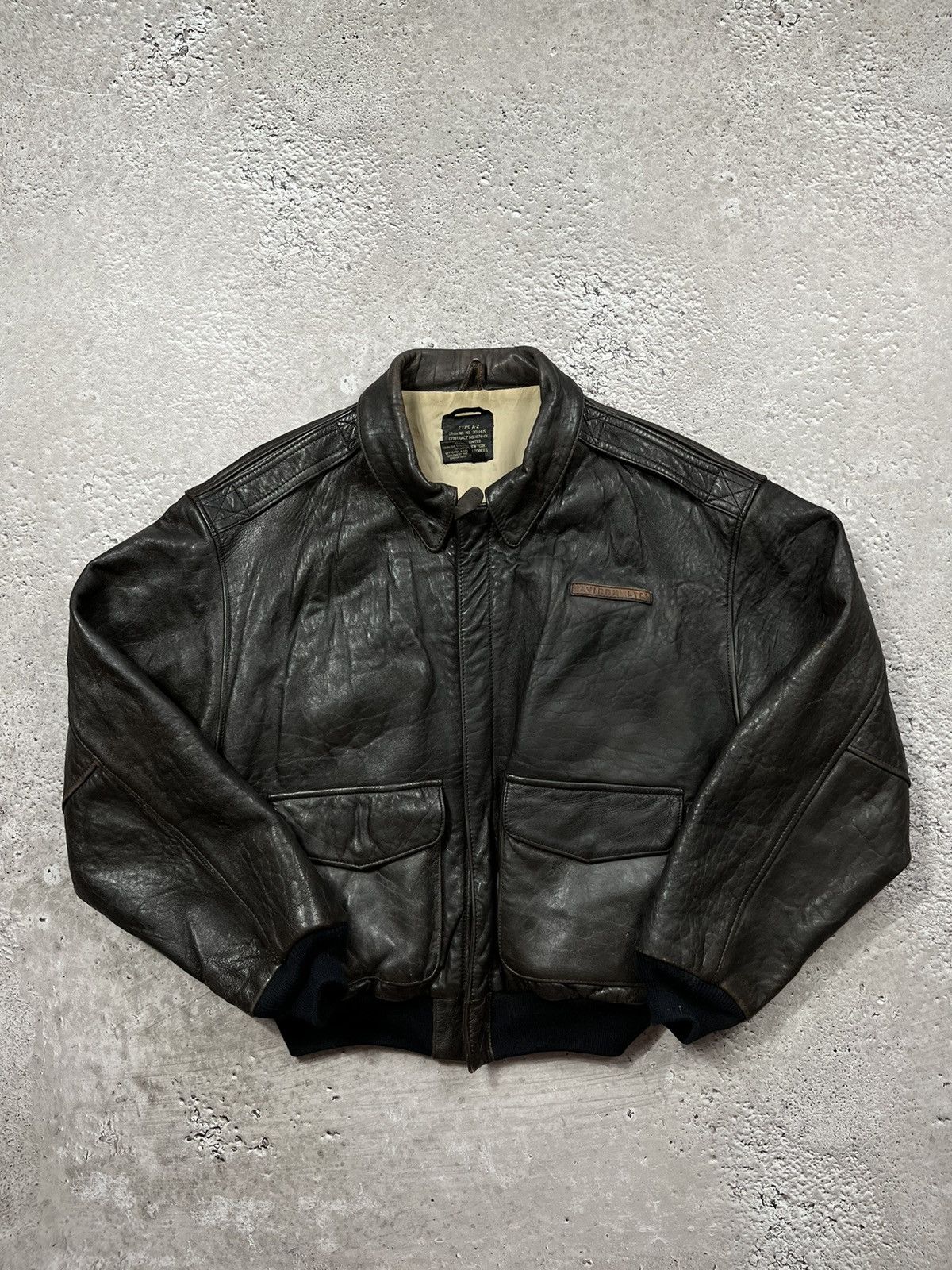 Avirex Vintage 80’s Avirex Type A-2 Pilot Leather Jacket | Grailed