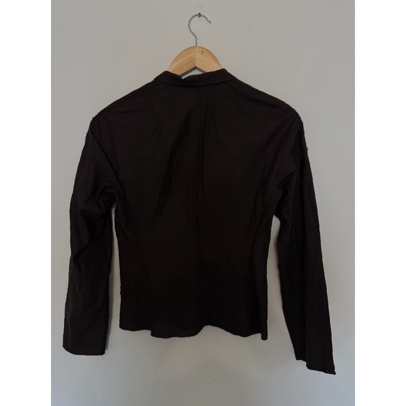 Vintage Susanne Bommer Blouse Shirt Womens Size 36 Black Long Sleeve Vintage? Size XS / US 0-2 / IT 36-38 - 2 Thumbnail