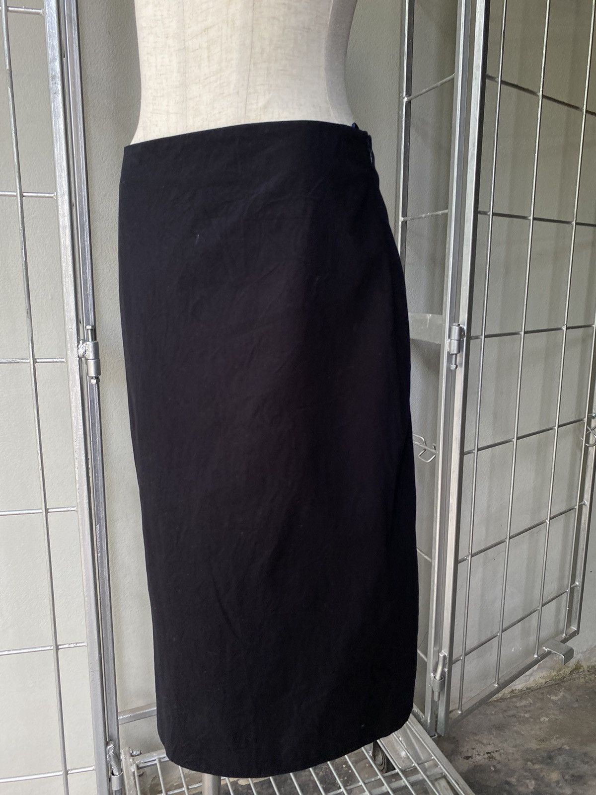 Jil Sander JILSANDER black midi skirt Size 26" / US 2 / IT 38 - 17 Thumbnail