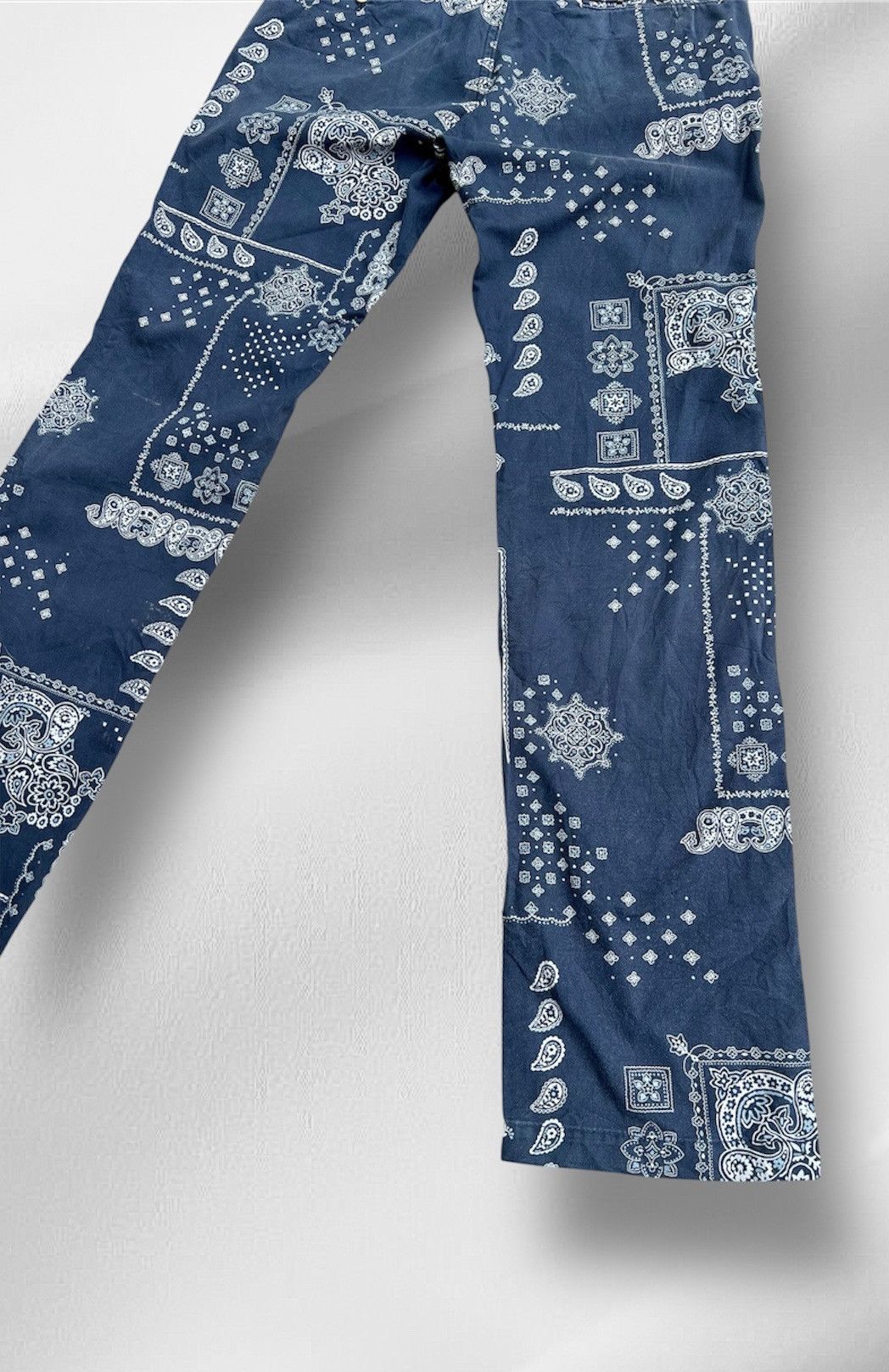 Japanese Brand × Kapital × Spellbound Vintage Spellbound DMG Japan Bandana Navy Mens Size US 30 / EU 46 - 17 Thumbnail