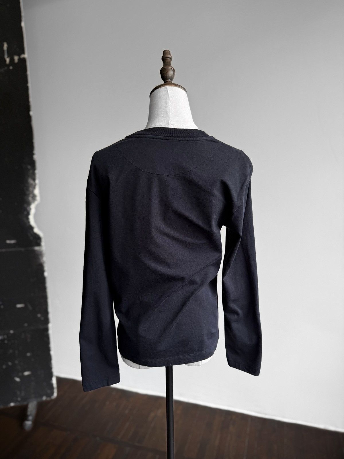Jil Sander Jil Sander Womens Blue Long Sleeve T-Shirt RRP €410 Size S / US 4 / IT 40 - 4 Thumbnail