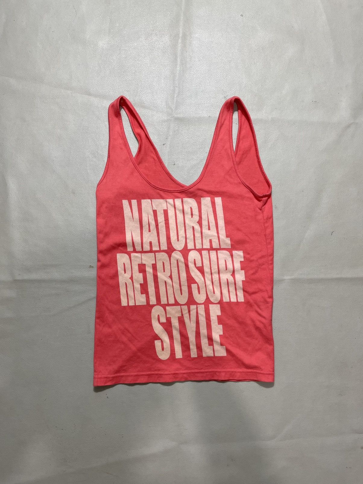 Hysteric Glamour Vintage Natural Retro Surf Style Tanktop Size XS / US 0-2 / IT 36-38 - 1 Thumbnail