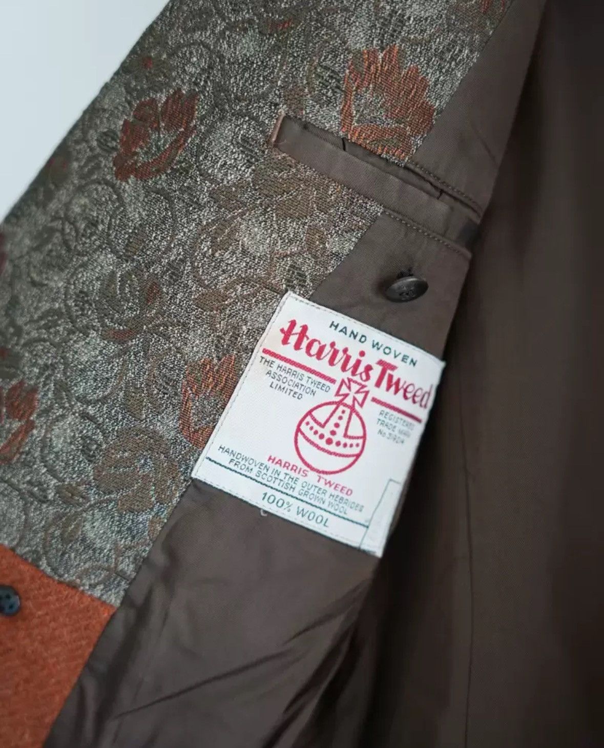 Yohji Yamamoto Yohji Yamamoto 88aw floral collar handmade suit Size 42R - 5 Thumbnail