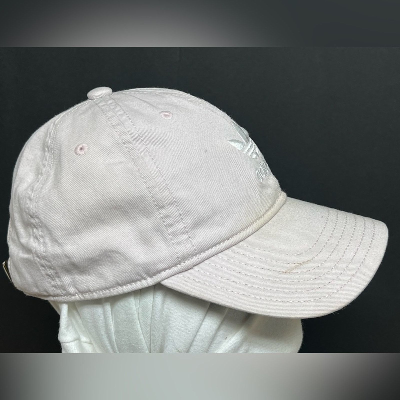 Adidas Adidas Originals Relaxed Adjustable Strap Back Hat Cream Size ONE SIZE - 2 Thumbnail