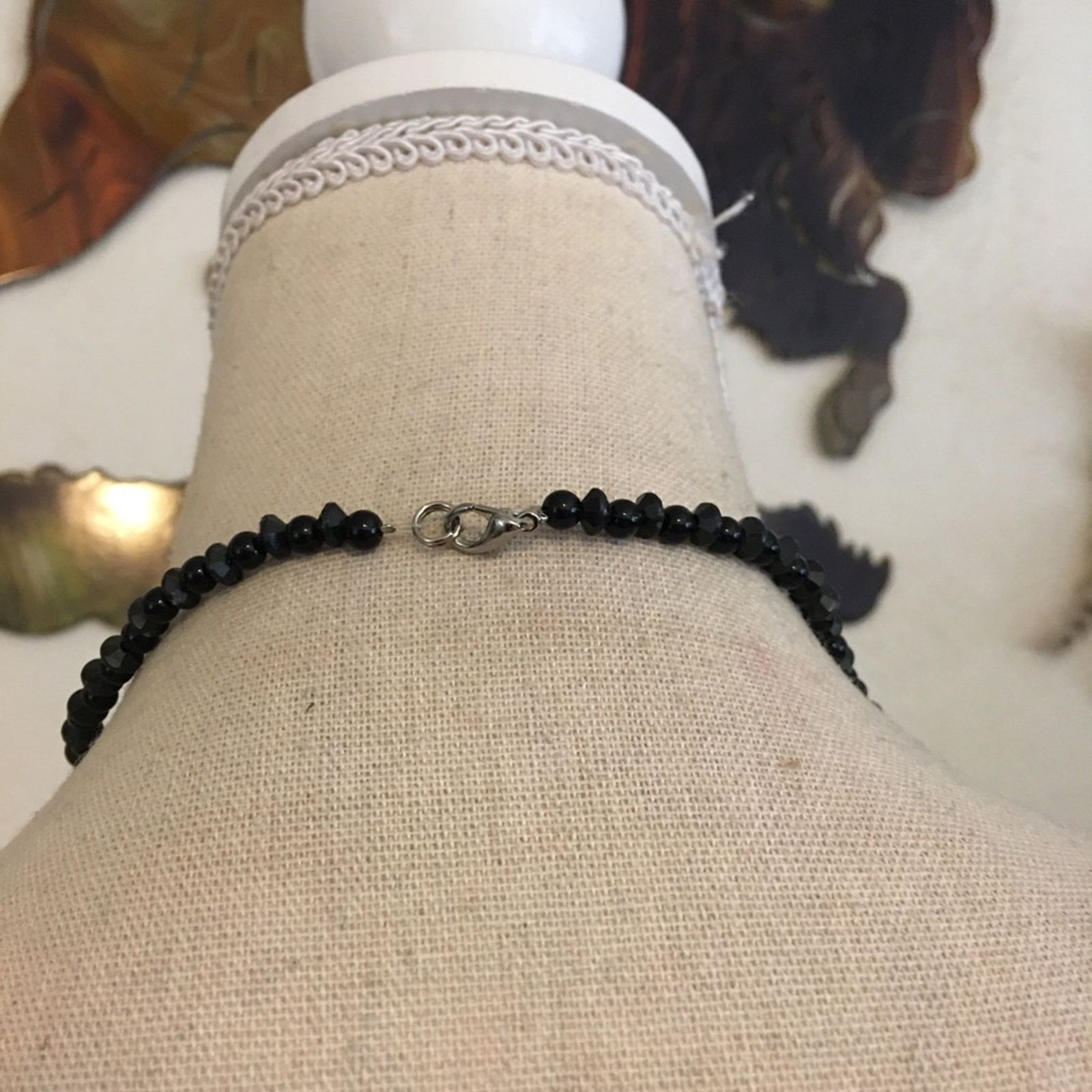 Jewelry Lucky dice black and silver beaded necklace Size ONE SIZE - 5 Thumbnail
