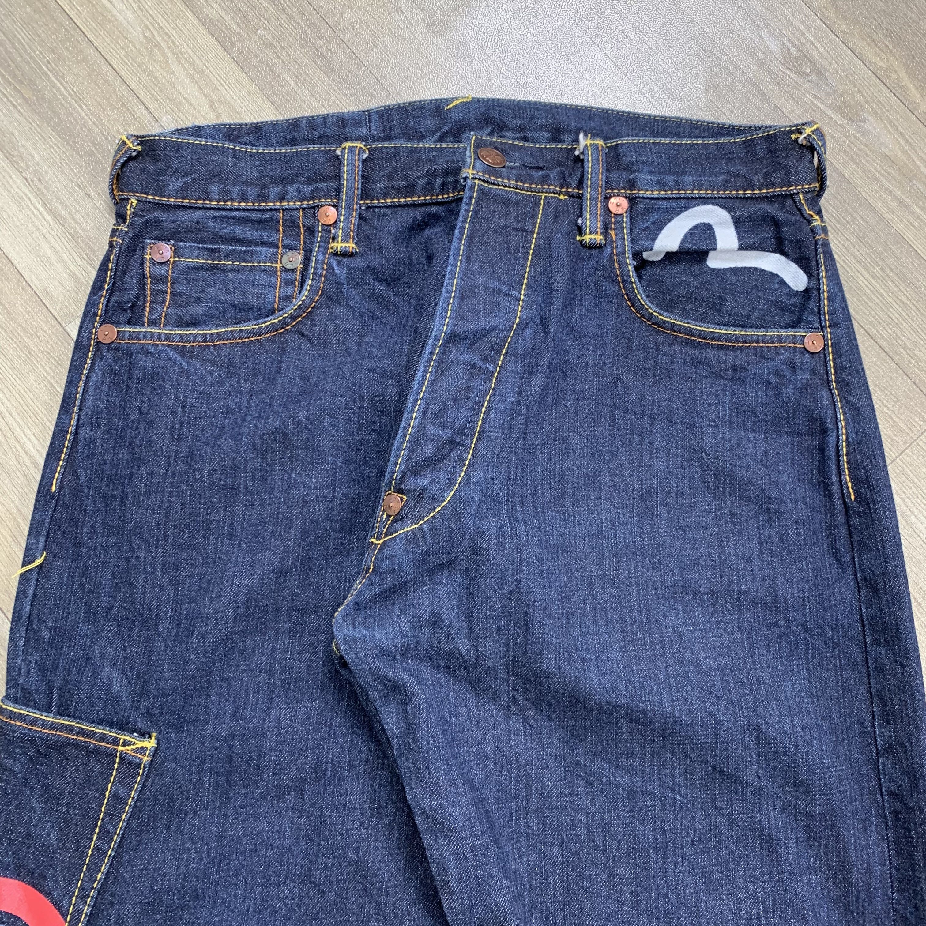 Evisu Evisu Daicock Multipockets Selvedge Denim Pants Size US 30 / EU 46 - 7 Thumbnail