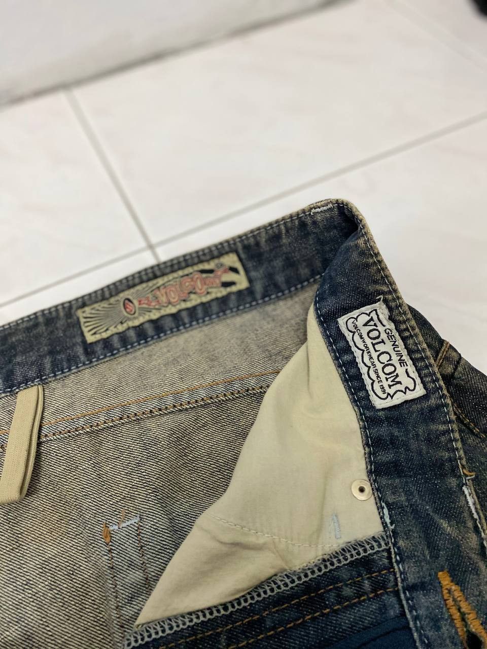 Volcom vintage volcom stone denim nice design made in usa Size US 34 / EU 50 - 7 Thumbnail