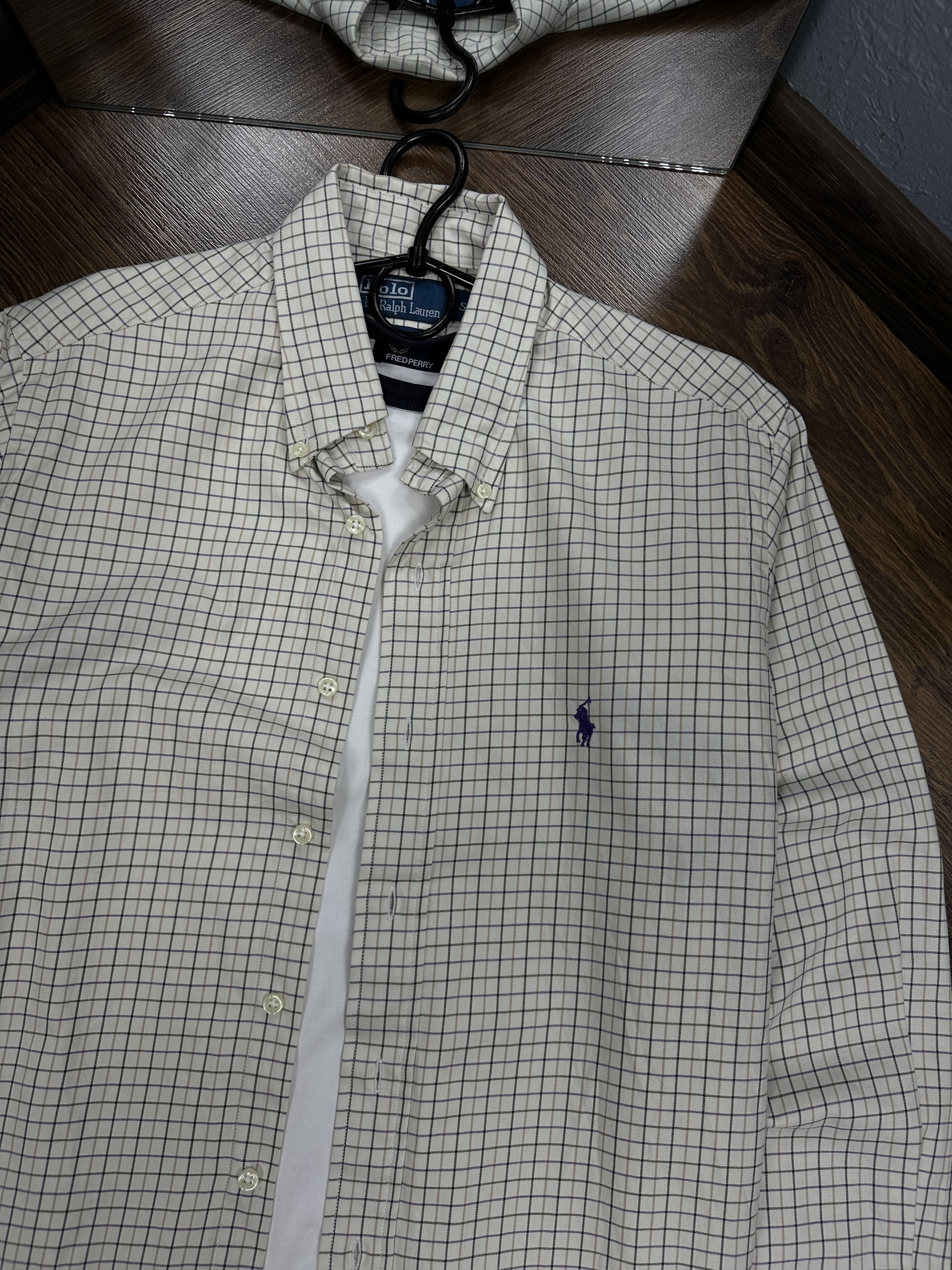 Polo Ralph Lauren × Ralph Lauren × Vintage Polo Ralph Lauren Vintage Mens Long Sleeve Check Shirt Size US S / EU 44-46 / 1 - 2 Thumbnail