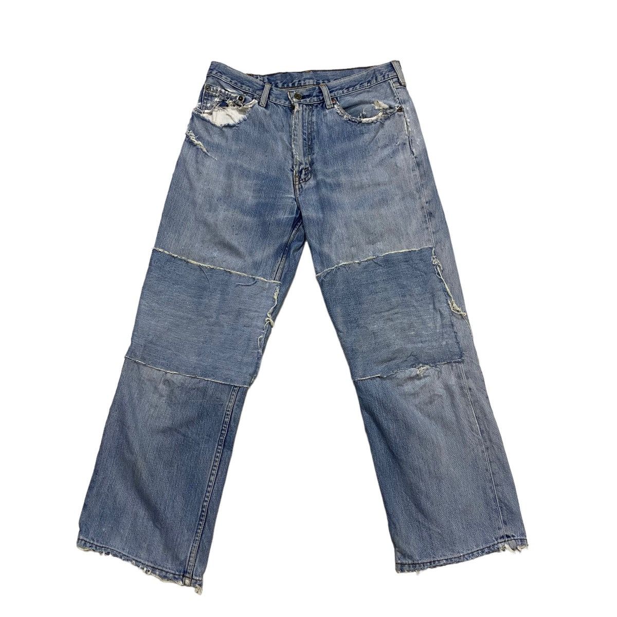 Levi's LEVIS 502 DISTRESSED CUSTOM MADE Size US 30 / EU 46 - 1 Thumbnail