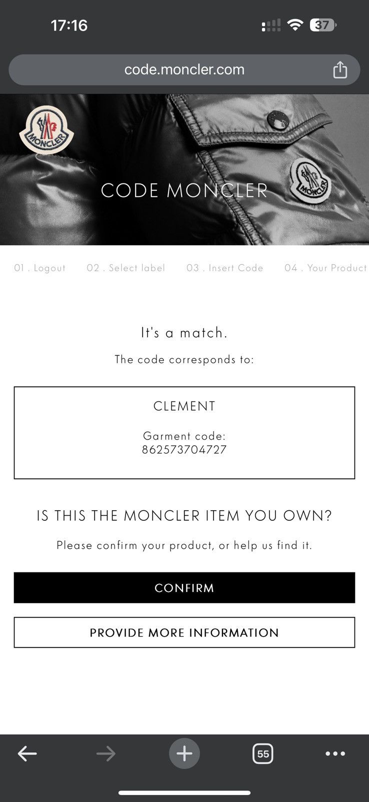 Moncler Moncler Clement light jacket nylon navy Size US L / EU 52-54 / 3 - 23 Thumbnail
