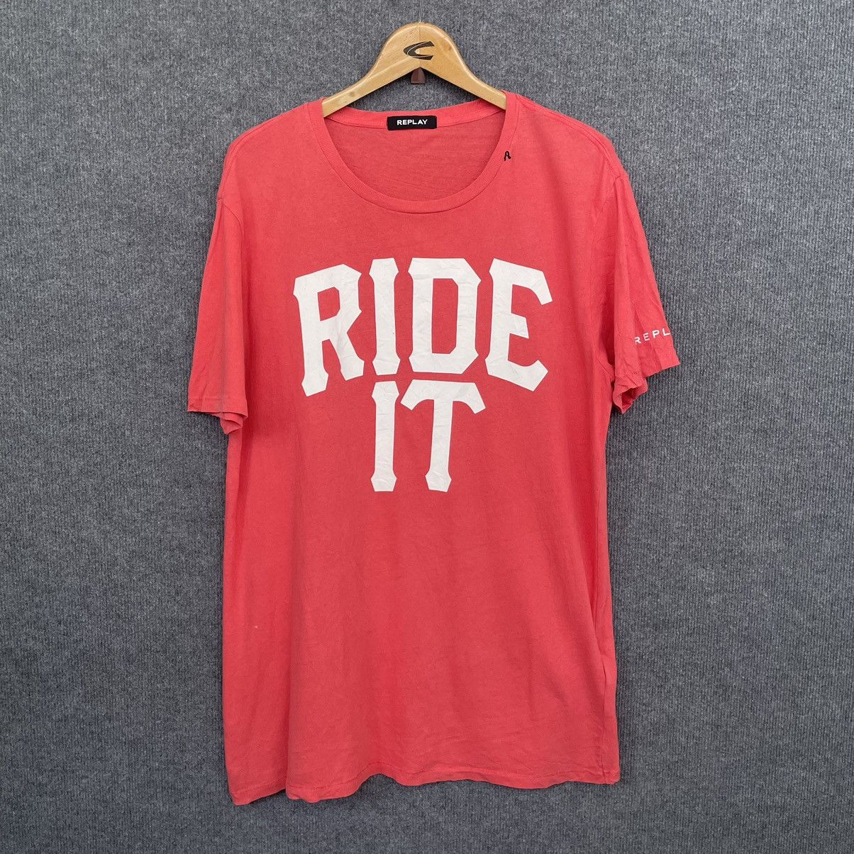Replay × Vintage Vintage Y2K Replay Ride It T Shirt Size US L / EU 52-54 / 3 - 1 Thumbnail
