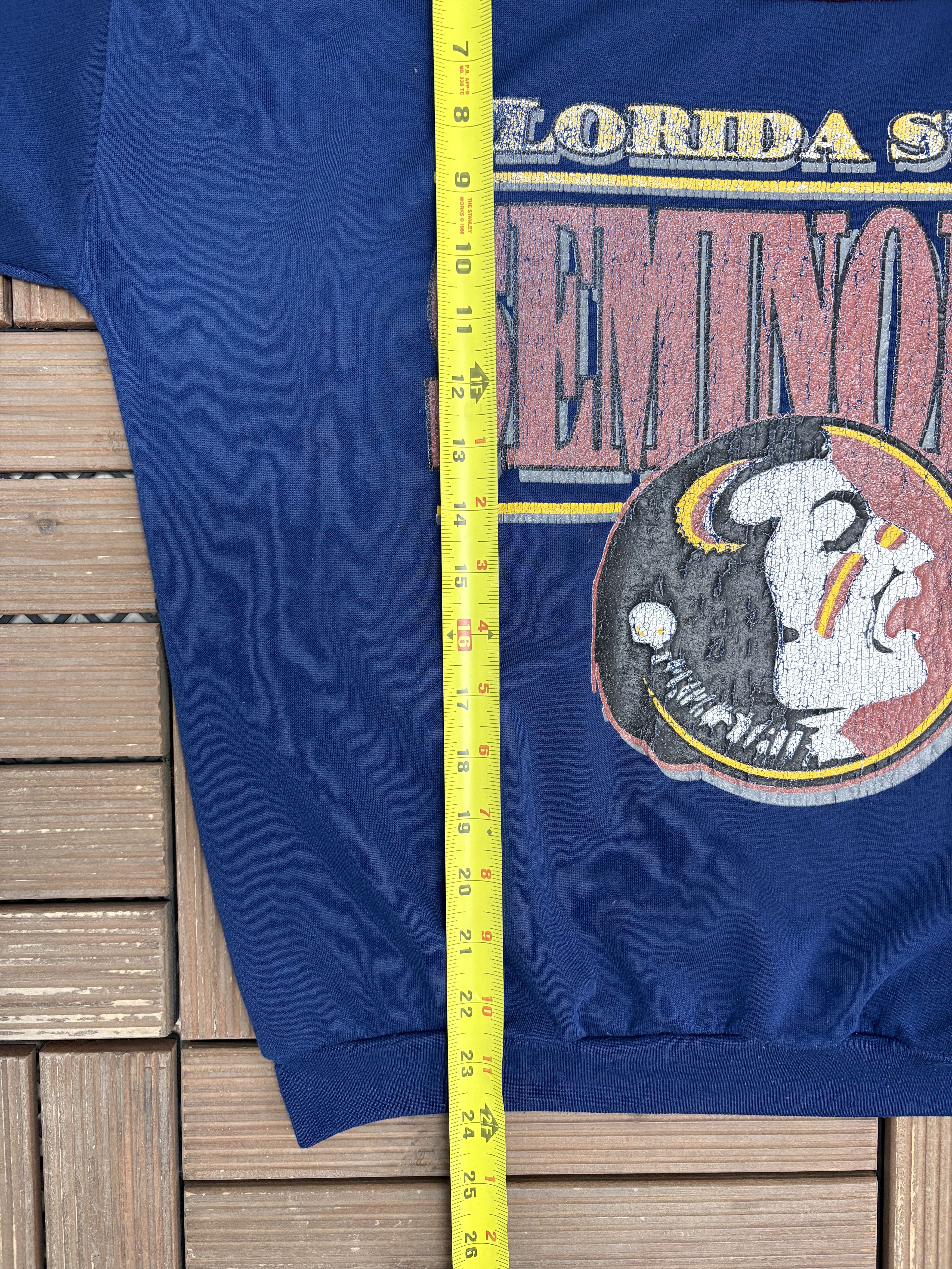 Vintage Florida State Seminoles Vintage Blue Crewneck Sweater Size US M / EU 48-50 / 2 - 7 Thumbnail