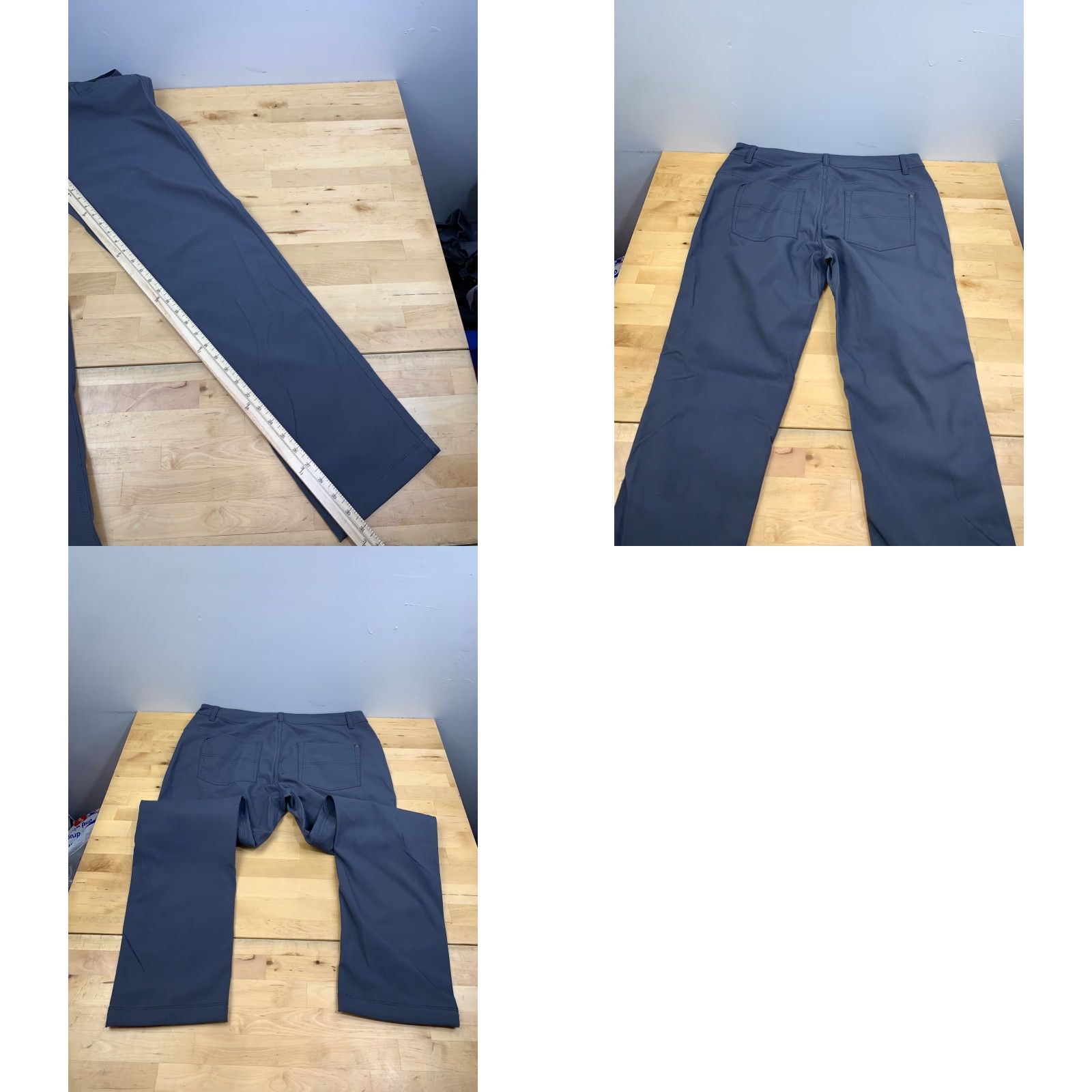 Vintage Western Rise Evolution Pants Men 34x30 Gray Casual Outdoor Travel 11933 Size US 34 / EU 50 - 8 Thumbnail