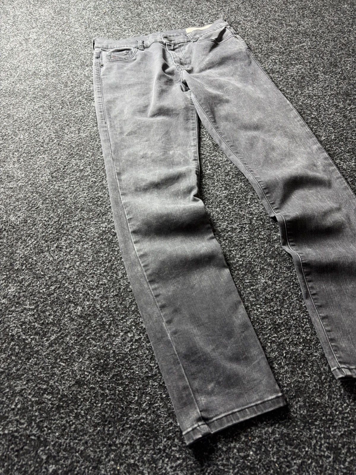 Diesel 00s Y2K Diesel D-RONISY Grey Slim Jeans Clean Minimal Fit Size 30" / US 8 / IT 44 - 2 Thumbnail