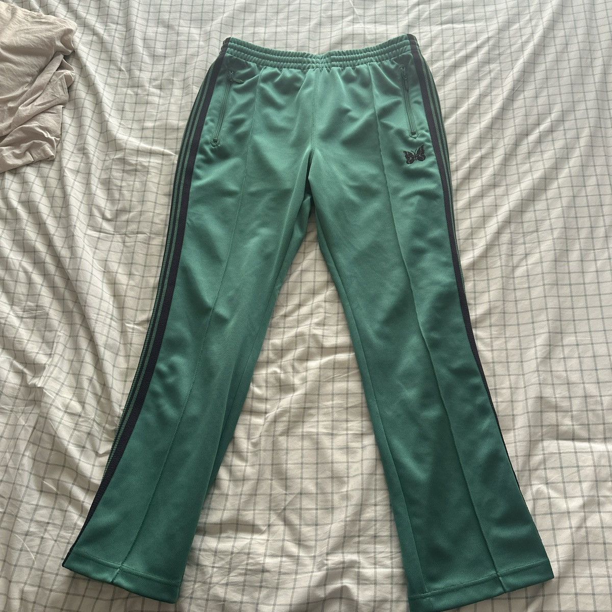 Needles Needles Green Narrow Sweatpants Size US 32 / EU 48 - 7 Thumbnail