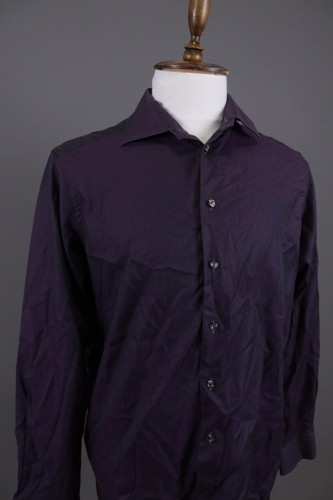 Eton Eton Contemporary Purple Signature Twill Shirt Size 42 / 16 Size US M / EU 48-50 / 2 - 5 Thumbnail