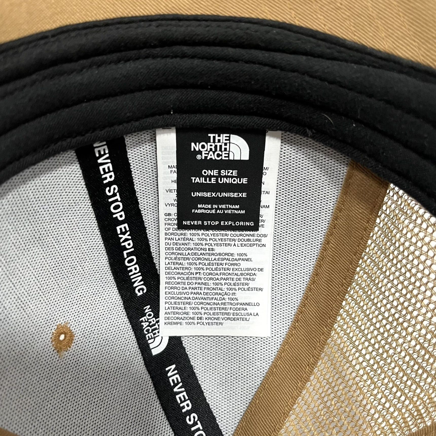 The North Face The North Face Hat Snapback Trucker Brown Tan Trees Embroidered Berkeley Men One Size Cad Brown 90s Dad Nature Outdoor USA Size ONE SIZE - 8 Thumbnail