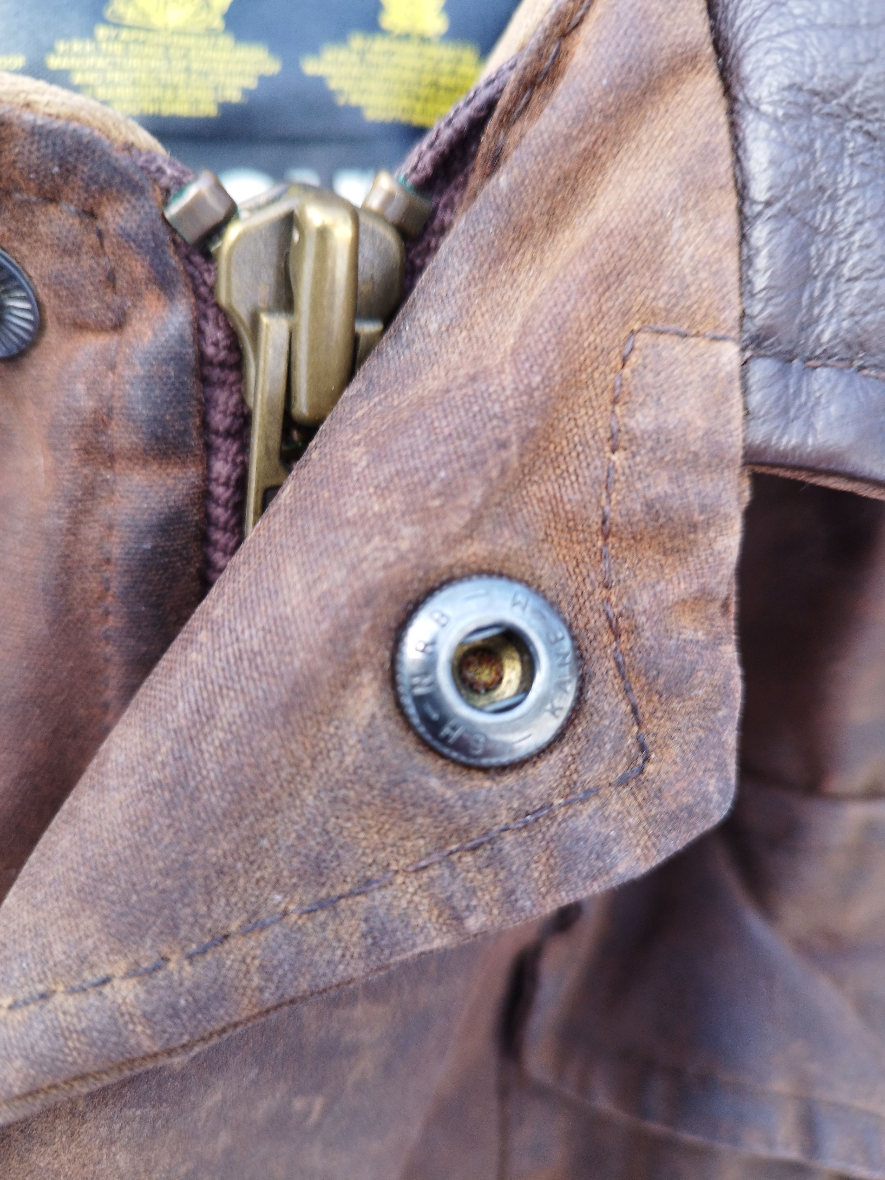 Barbour Barbour A1550 Bushman Waxed Cotton Jacket Brown Size M Size US M / EU 48-50 / 2 - 7 Thumbnail