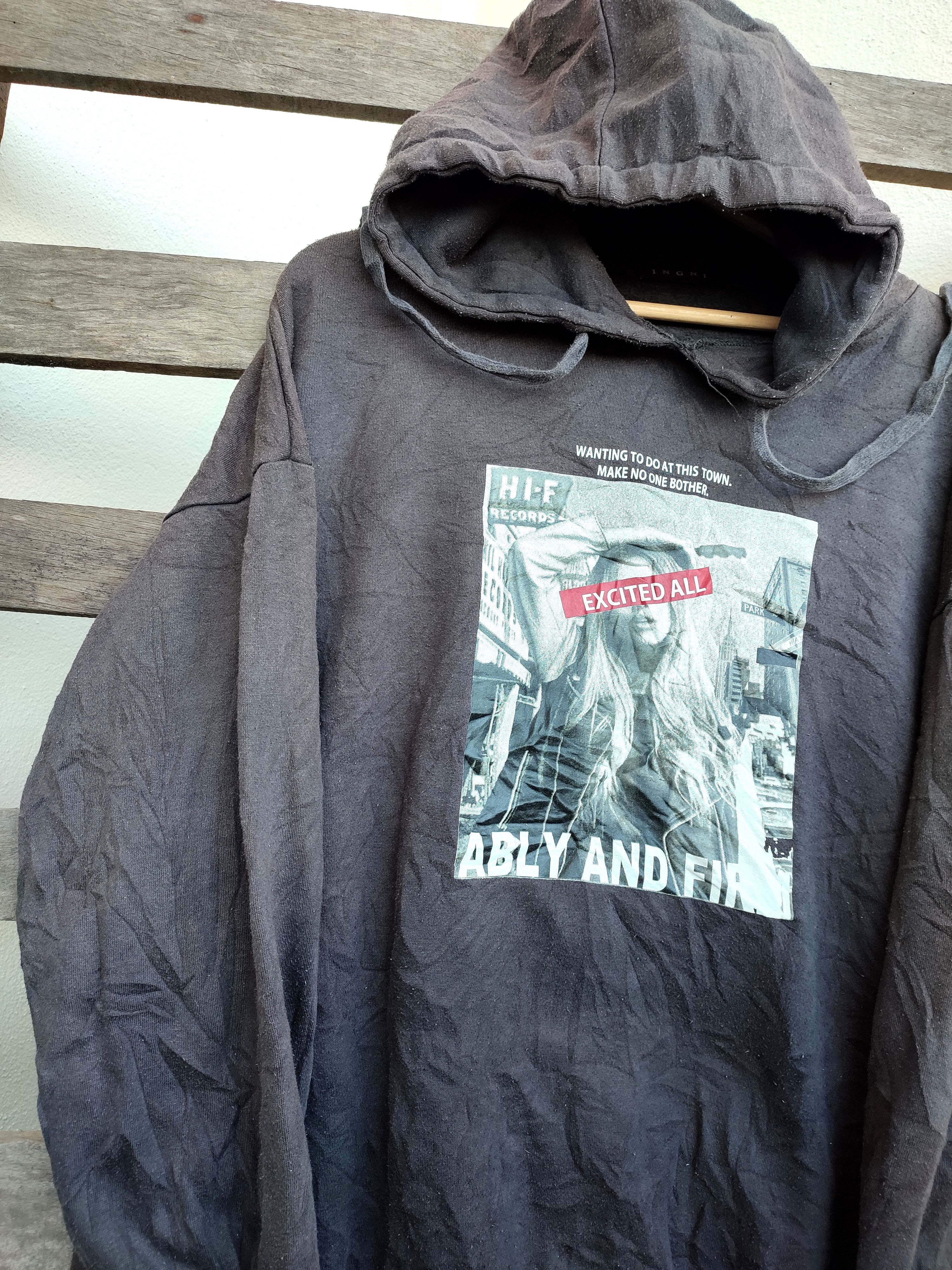 Sun Faded Japanese Brand Ingni Hoodies