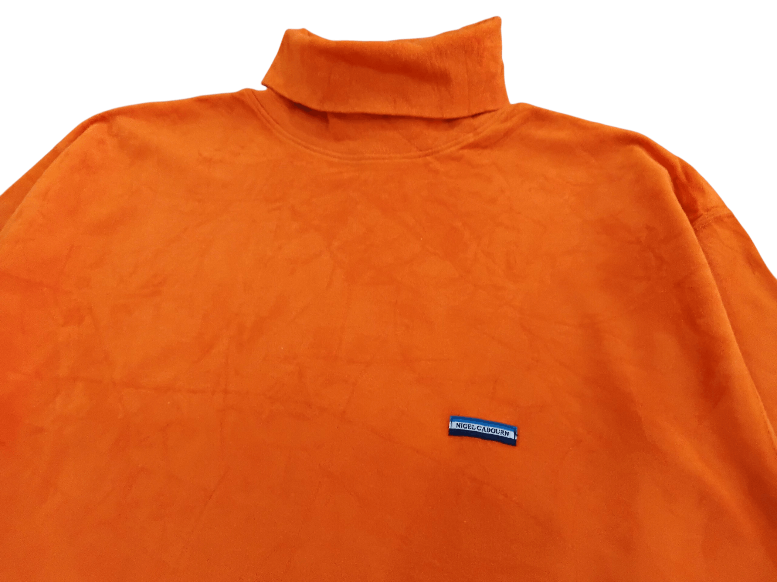 Nigel Cabourn Vintage Nigel Cabourn Turtleneck Sweatshirt Size US L / EU 52-54 / 3 - 3 Thumbnail