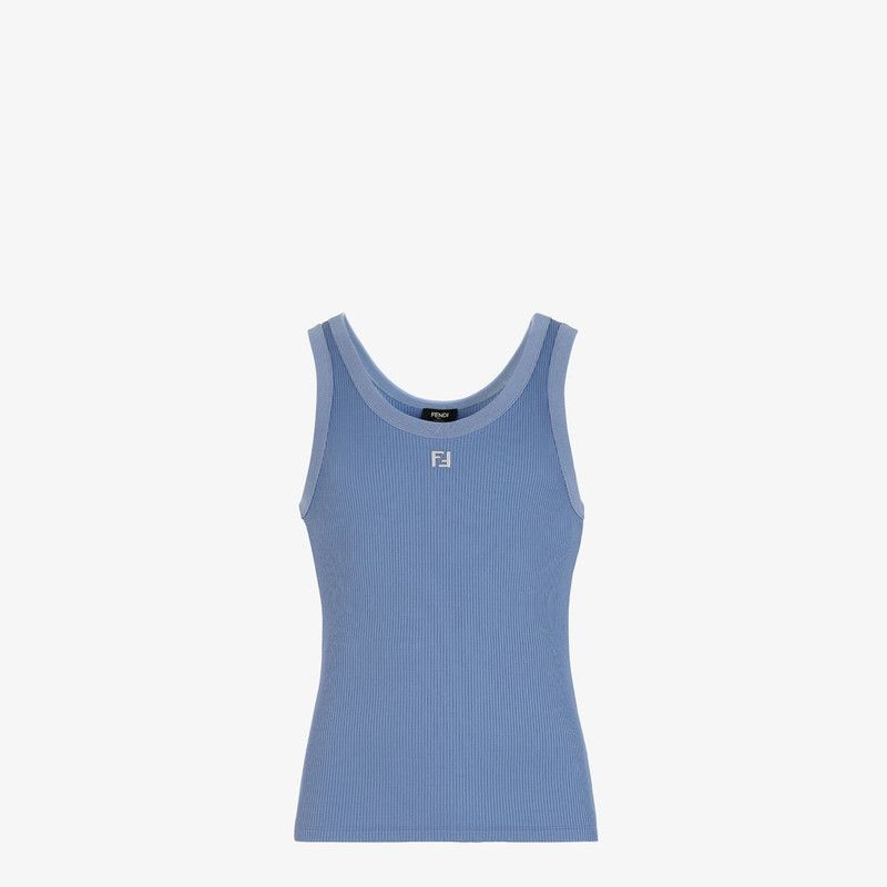 o1B3y1r0326 Tank Top in Blue
