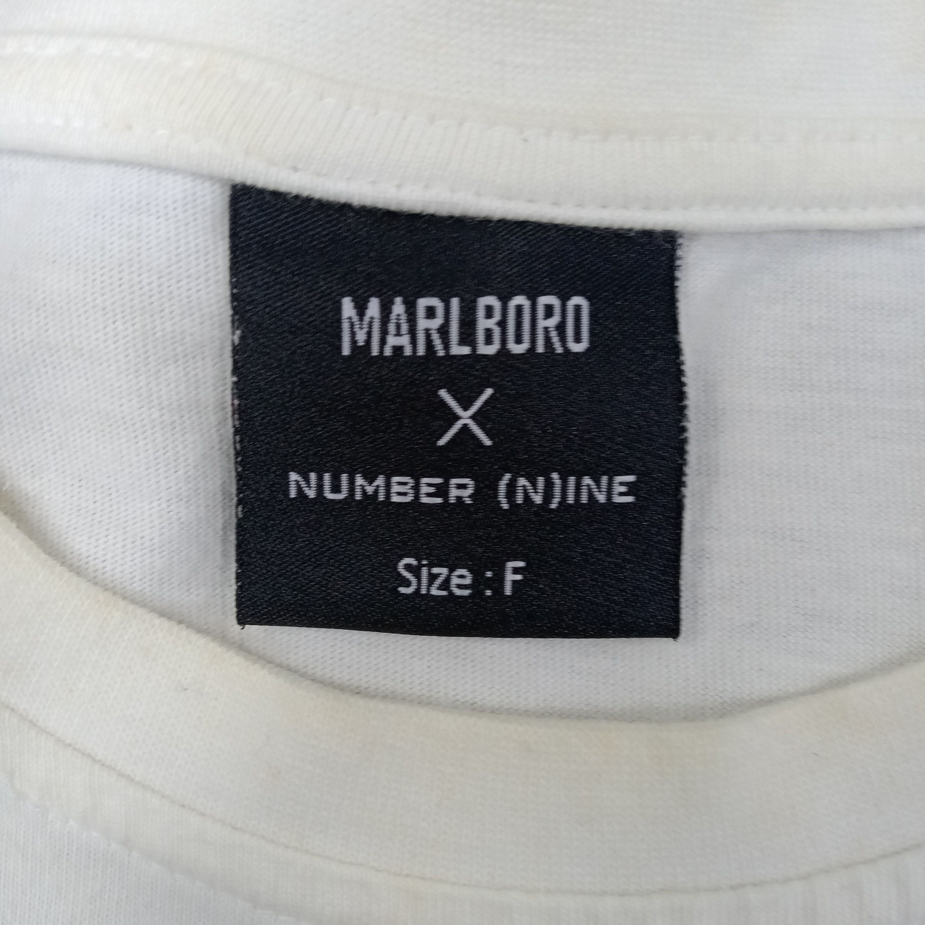 Number (N)ine Number Nine X Marlboro Japanese Brand Tshirt C239N40 Size US M / EU 48-50 / 2 - 4 Thumbnail