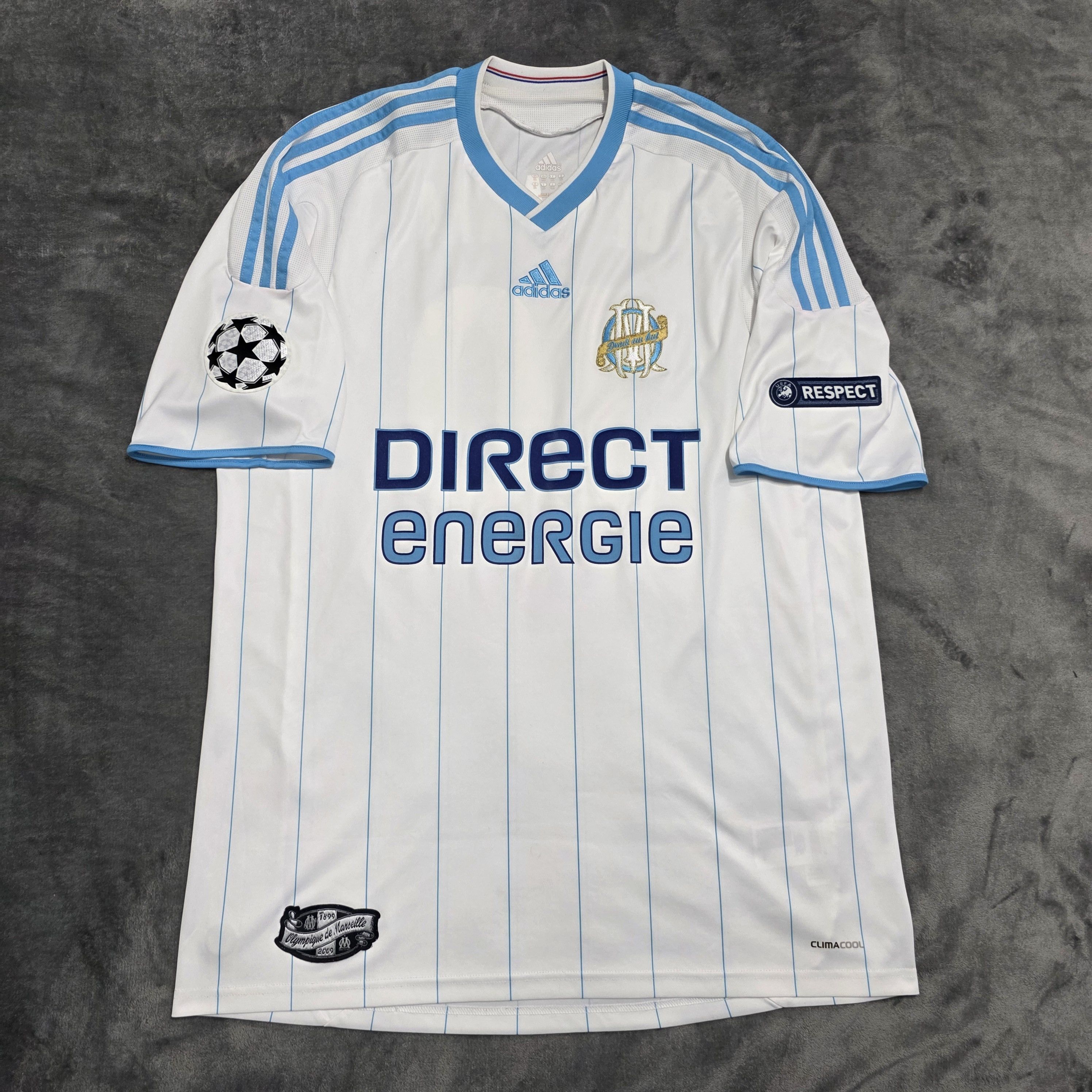 Adidas Adidas Football shirt Olymlique de Marseille Ben Arfa Size US XL / EU 56 / 4 - 2 Thumbnail