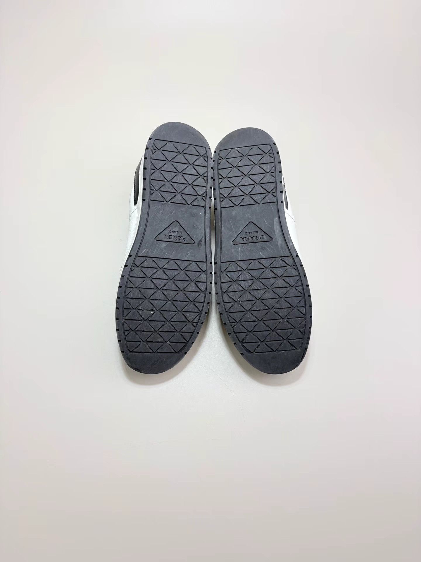 Prada PRADA Triangle Logo Black and White Panda Skate Shoes K1 Size US 8.5 / IT 38.5 - 6 Thumbnail