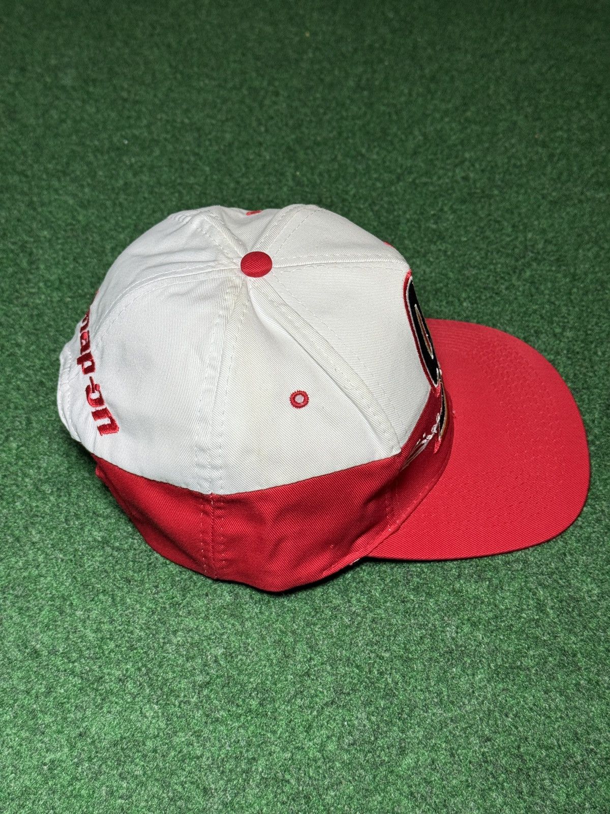 NASCAR Bill Elliott #94 Vintage Racing Red White Snapback Cap Hat Size ONE SIZE - 2 Thumbnail