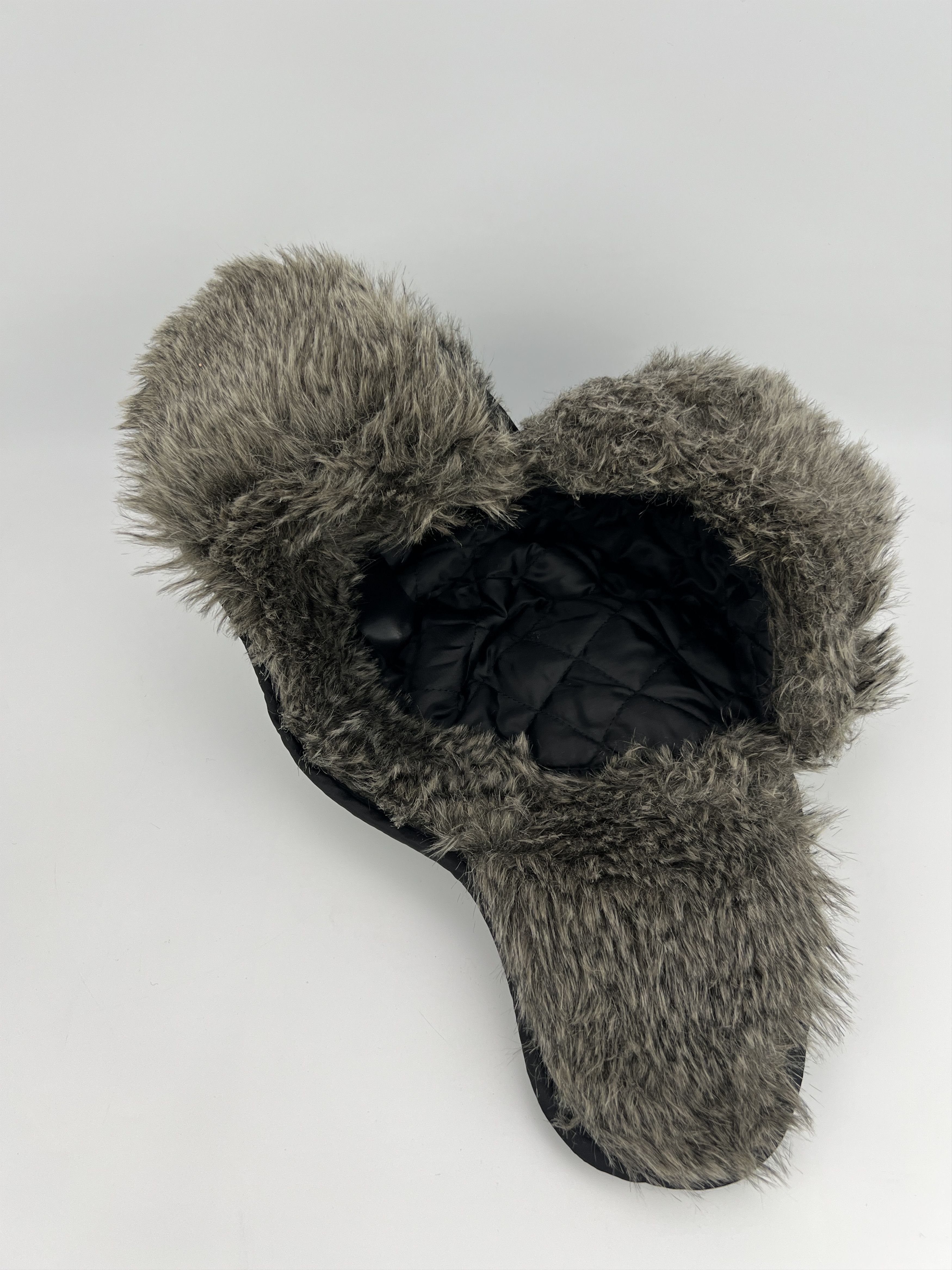 H&M y2k style faux fur ushanka hat floppy ears Size ONE SIZE - 6 Thumbnail