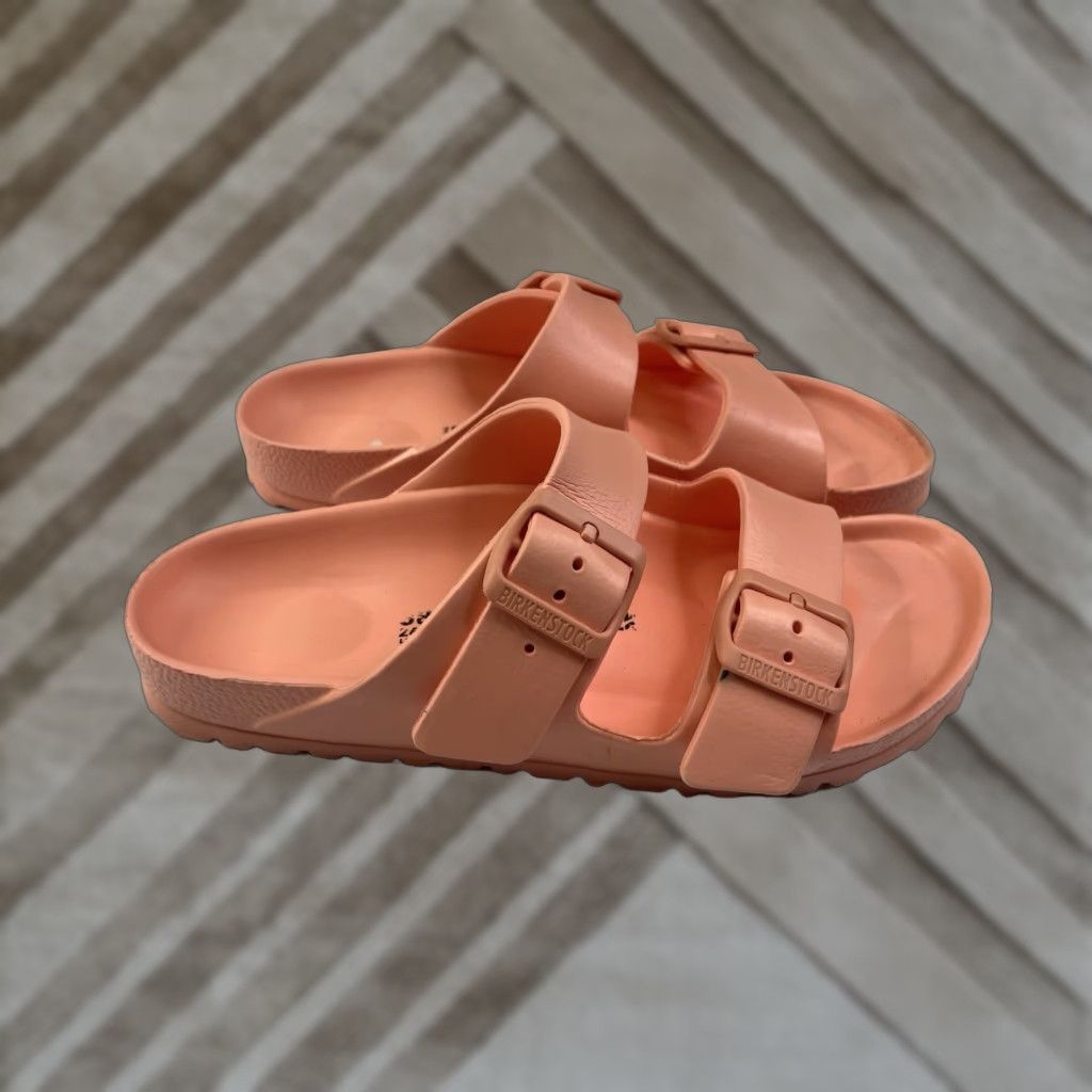 Birkenstock Birkenstock Arizona EVA Flip Flop Sandals Corral Peach Women's 38 US 7 SVG? Size US 7 / IT 37 - 1 Thumbnail