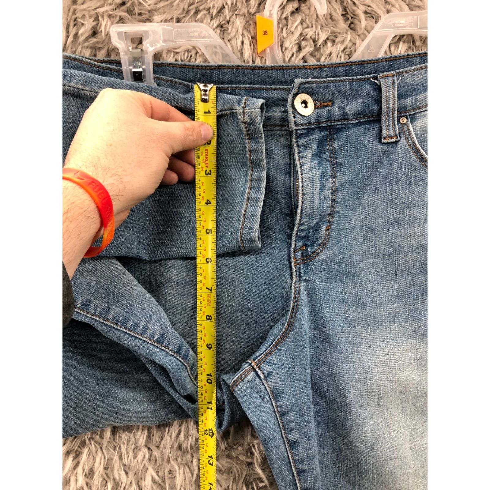 Vintage Style & Co Jeans Skinny Dark Wash Mid Rise 8 Womens Denim Blue 28 Inseam 5-Pocket Regular Size 8 Jeans Womens Size 30" / US 8 / IT 44 - 4 Thumbnail